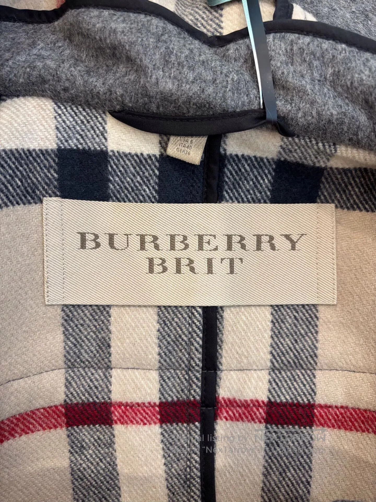 Burberry Burberry Women's Gray Wool Trench Coat. Size XS / US 0-2 / IT 36-38 - 5 Thumbnail