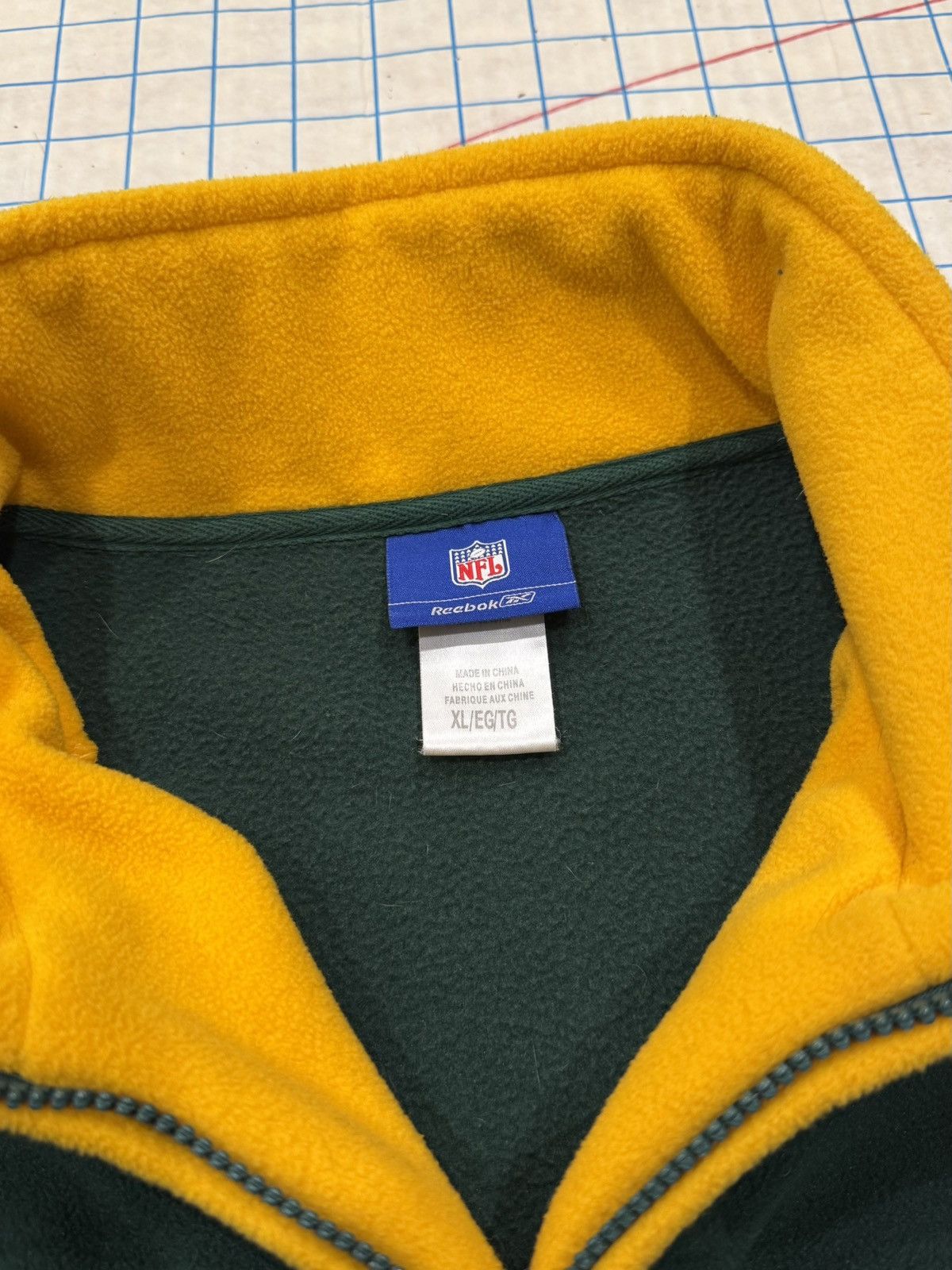 Reebok Reebok Green Bay Packers 1/4 Zip Fleece Mens XL Green Size US XL / EU 56 / 4 - 7 Thumbnail