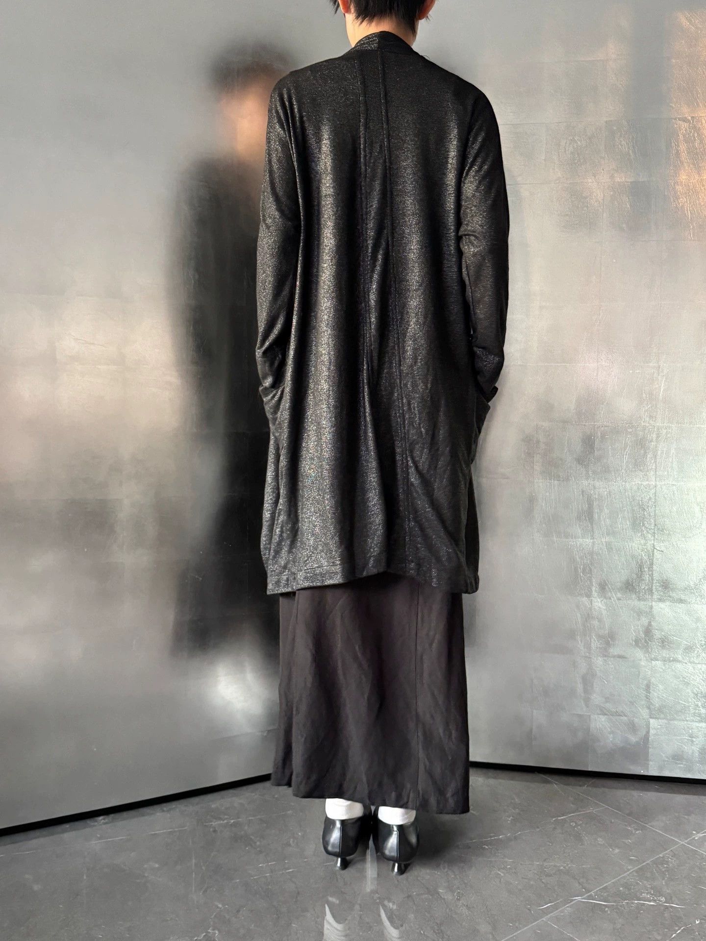 Vintage Vintage UK Brand Fine Glitter Long Cardigan S Size S / US 4 / IT 40 - 8 Thumbnail
