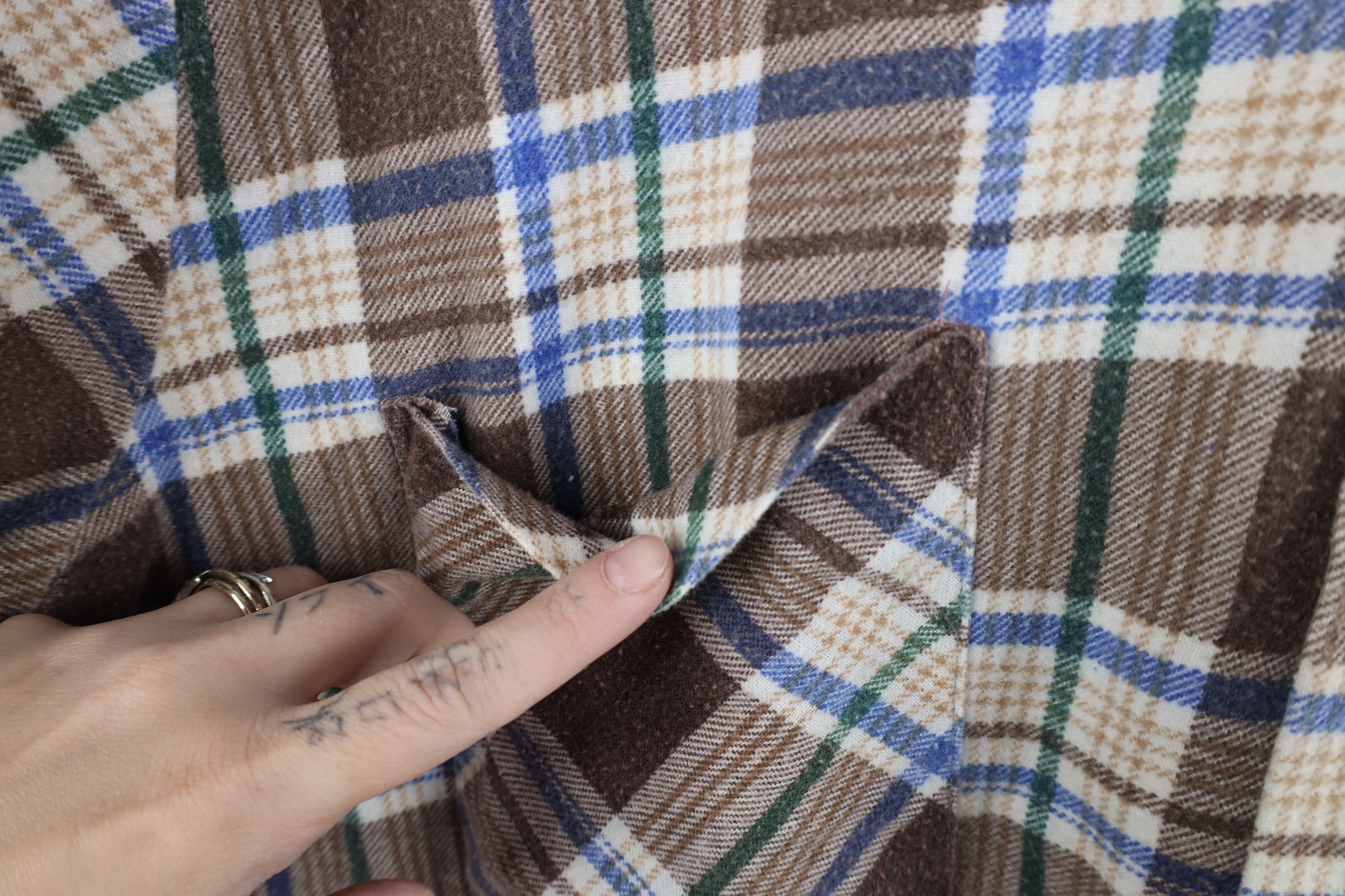 Vintage Vintage 60s 70s Streetwear Collared Button Shirt Plaid Size US M / EU 48-50 / 2 - 6 Thumbnail