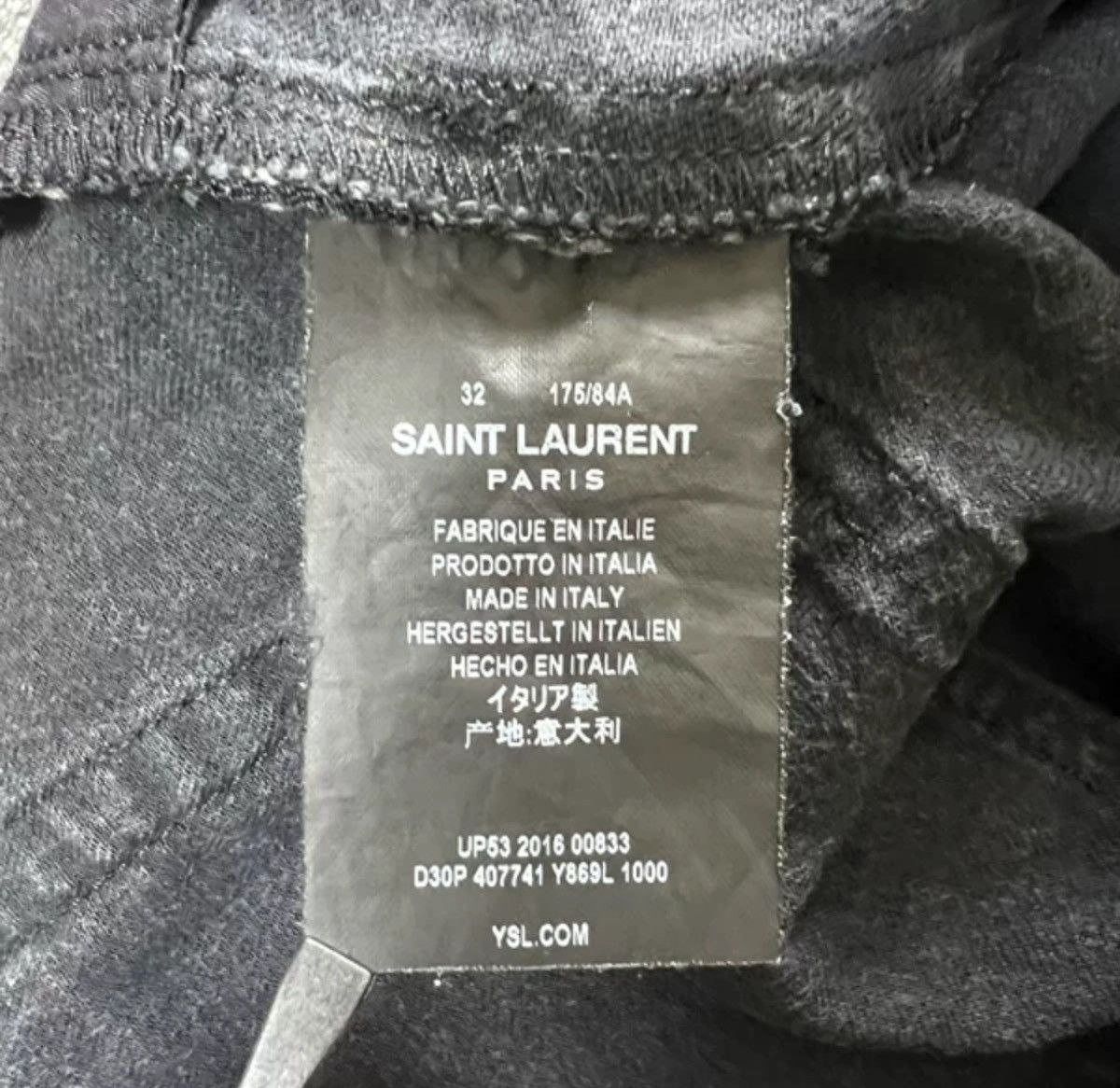 Saint Laurent Paris LAST CALL🔥🔥Saint Laurent SLP 16FW D10 Basic Jeans Size US 32 / EU 48 - 4 Thumbnail