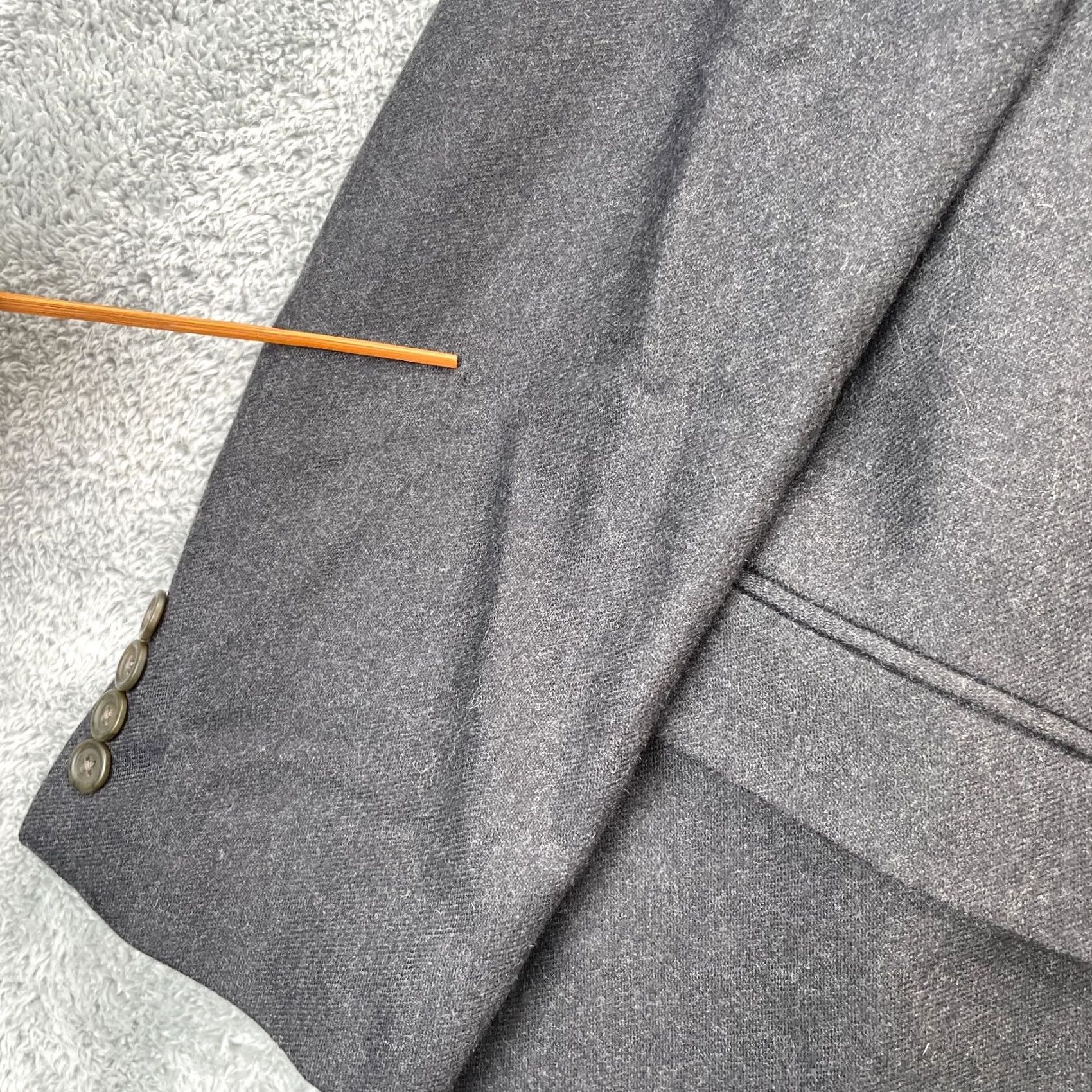 Ralph Lauren Lauren Ralph Lauren Mens 42R Gray Wool Sport Blazer Coat Single Vented Classic Size 42R - 7 Thumbnail