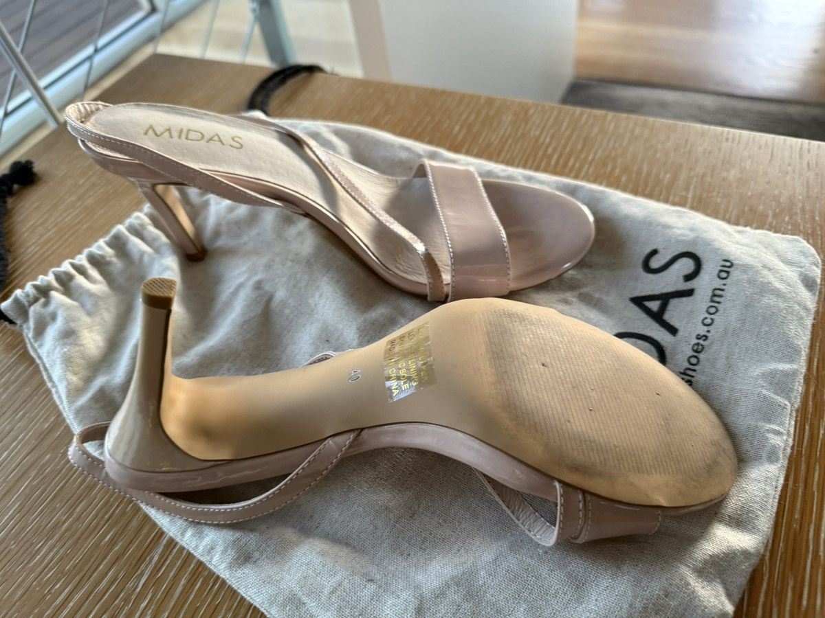 Other Nude Patent Leather Heels Size US 10 / IT 40 - 3 Thumbnail