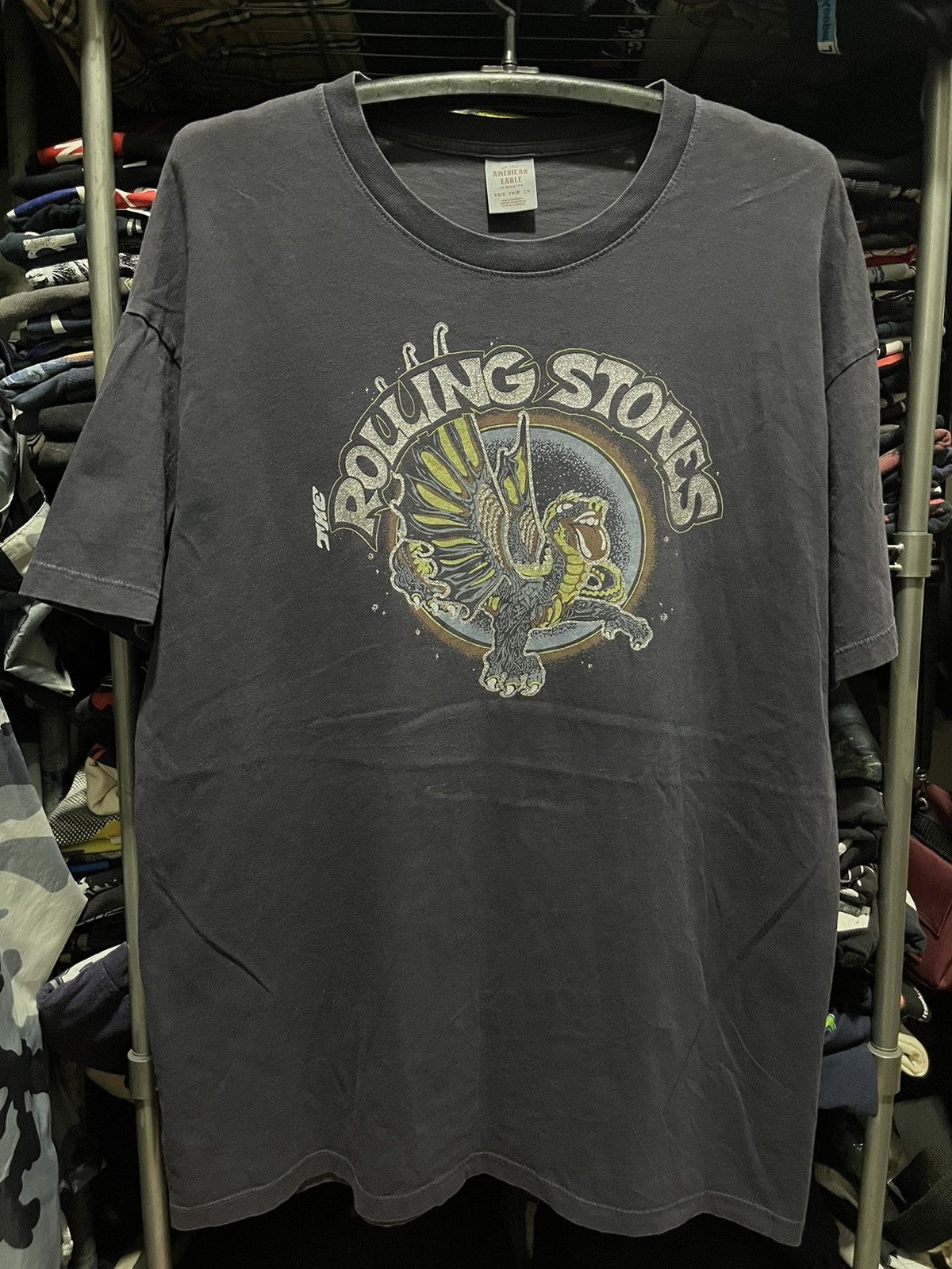 Band Tees The Rolling Stones American Eagle As Band Tee 2022s Size US L / EU 52-54 / 3 - 1 Thumbnail