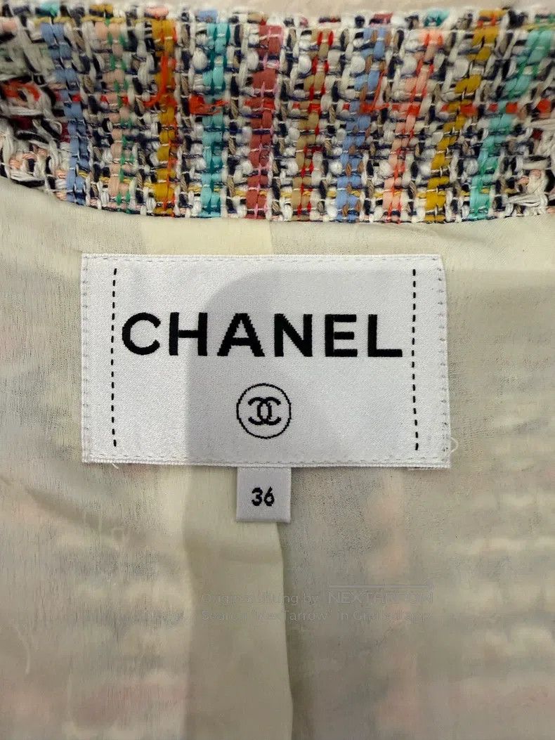 Chanel Chanel Cuban series colourful knitted dress jacket Size XS / US 0-2 / IT 36-38 - 3 Thumbnail