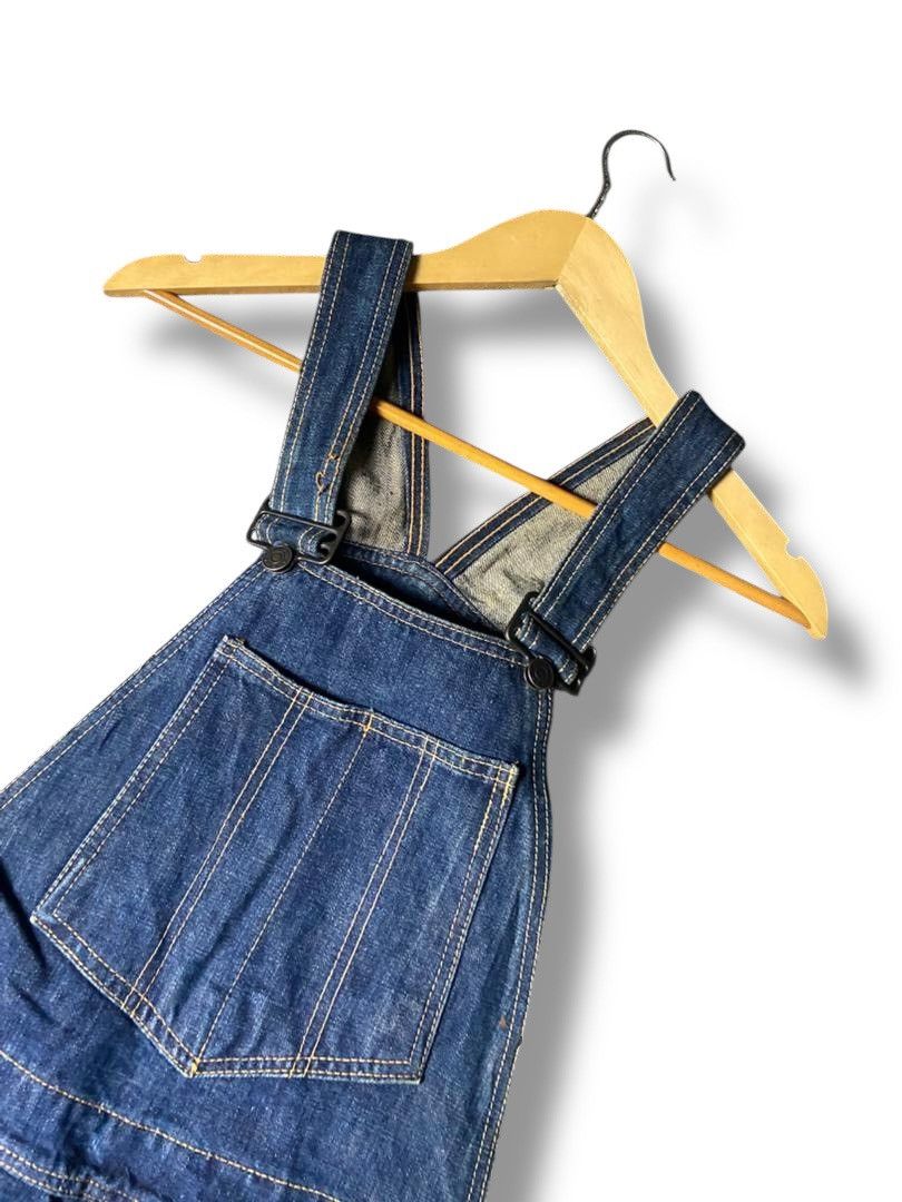 Edwin Vintage Edwin Jeans Overalls with Paint Splatter (160) Size US 29 - 4 Thumbnail