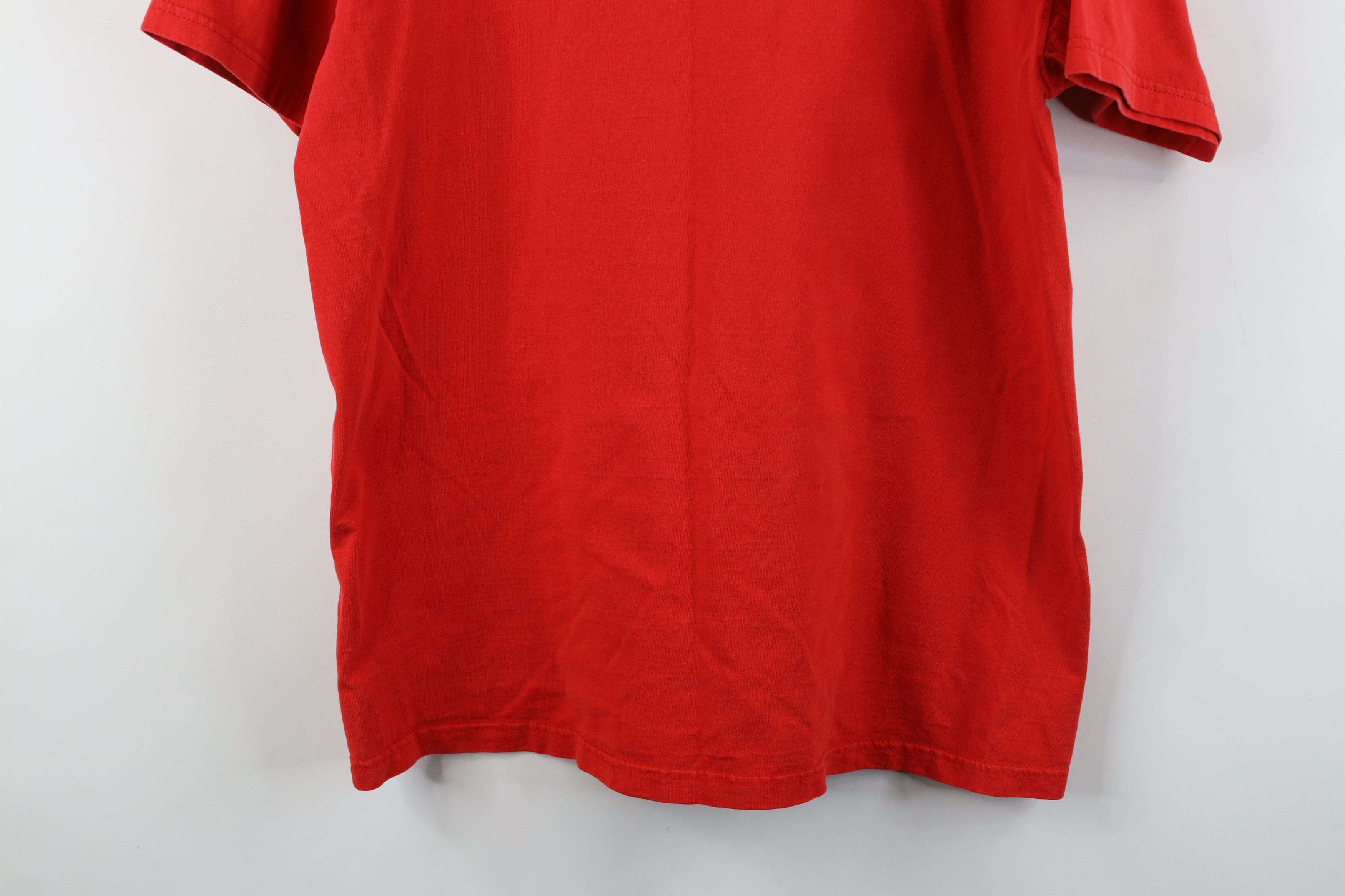 Vintage Vintage 90s Ohio State University Football T-Shirt Red Size US L / EU 52-54 / 3 - 12 Thumbnail