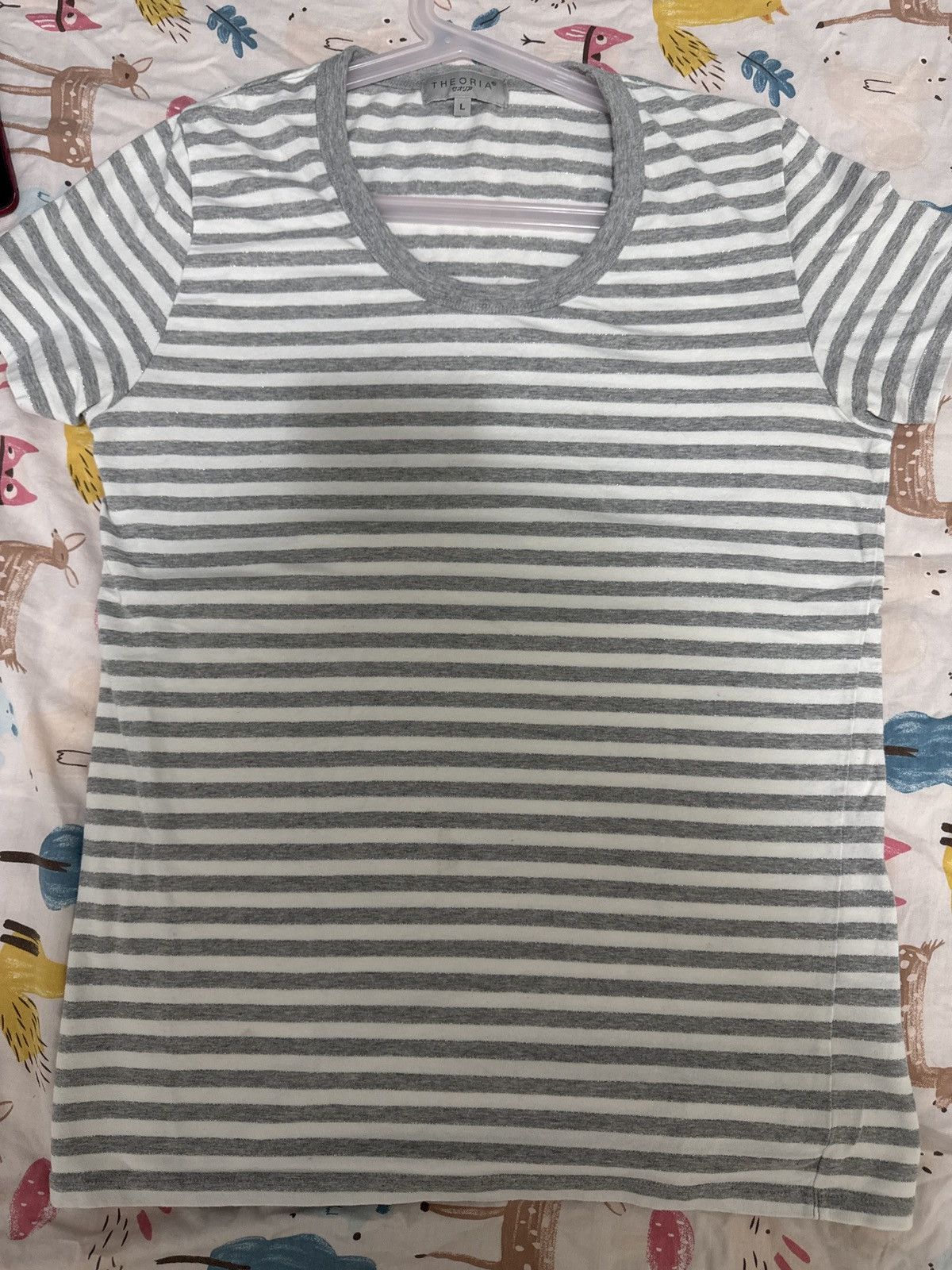 Other Grey and white Y2K striped fited shirt Size M / US 6-8 / IT 42-44 - 4 Thumbnail