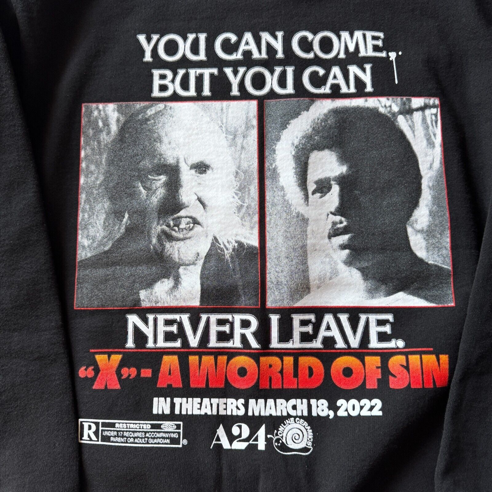 Online Ceramics Online Ceramics A24 Haunted Wagon X World of Sin Sweatshirt Size US M / EU 48-50 / 2 - 6 Thumbnail