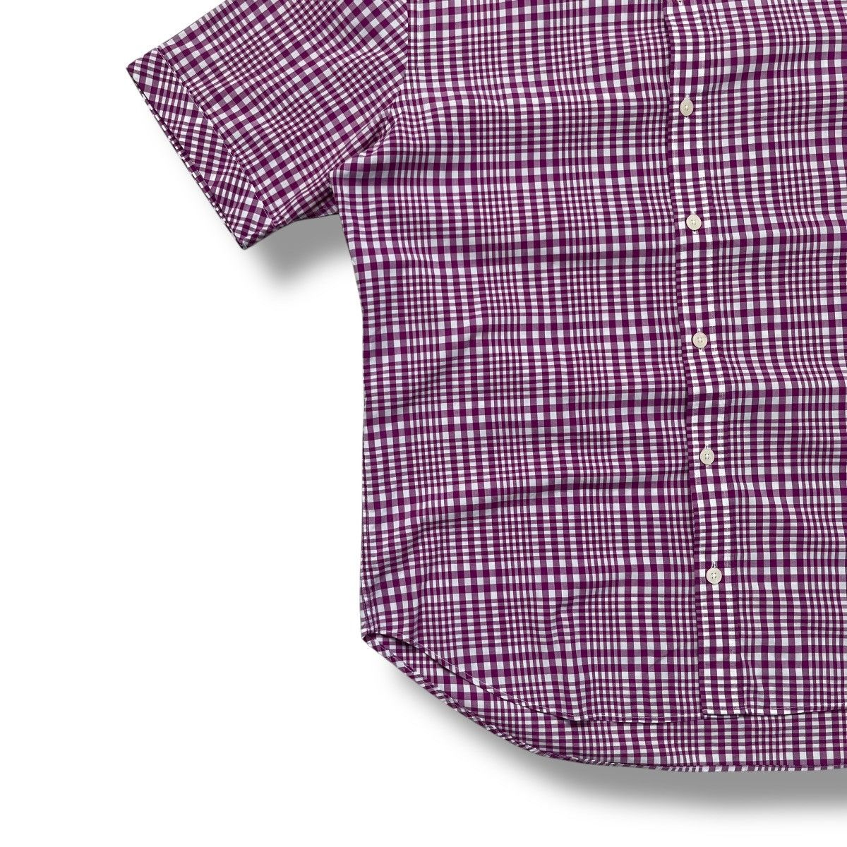 Lanvin Lanvin slimfit checkered short sleeve button shirt Size US M / EU 48-50 / 2 - 3 Thumbnail