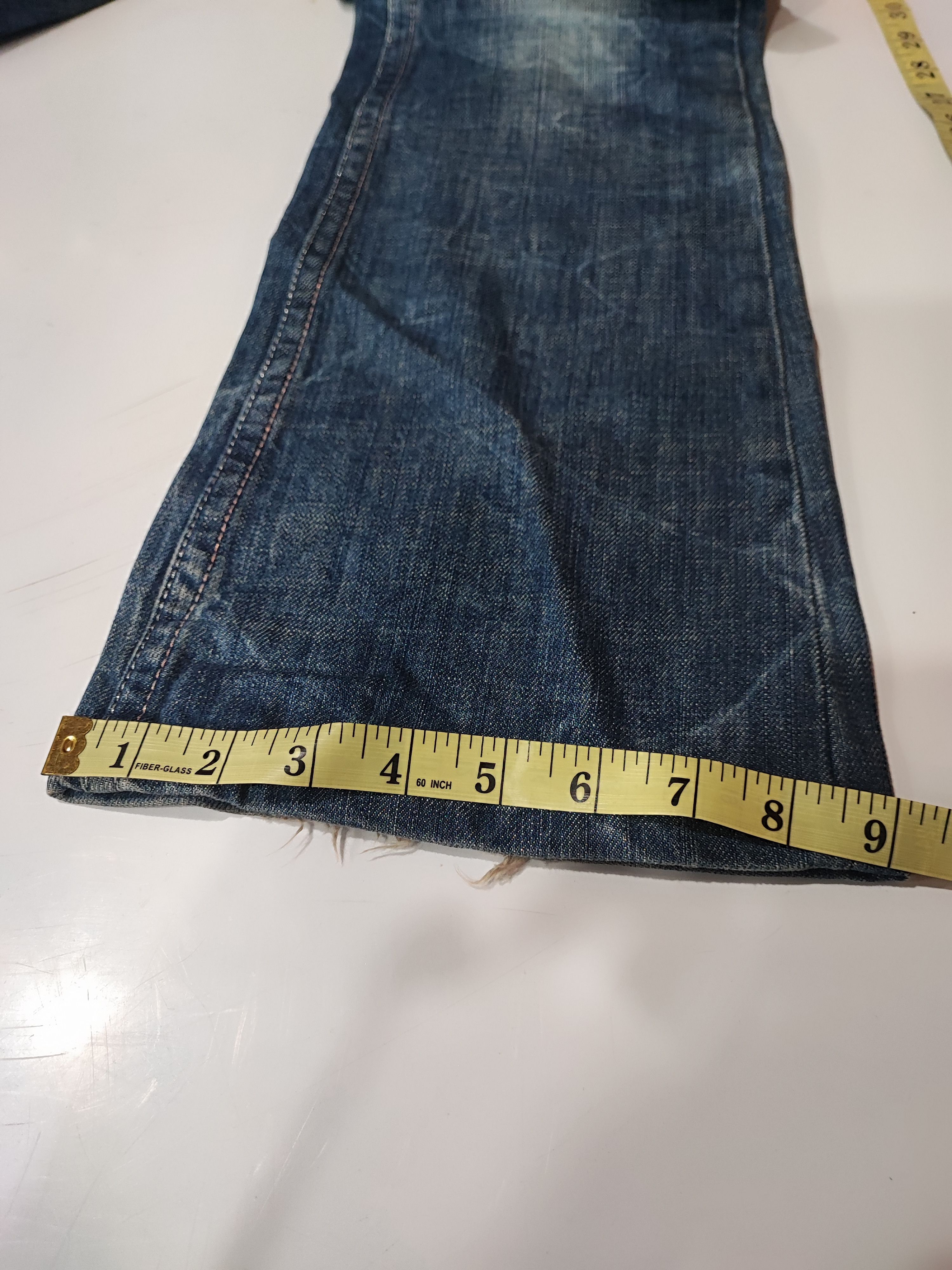 Ed Hardy Y2K Vintage RIOBERA GOTHIC FLARE JEANS Size US 30 / EU 46 - 23 Thumbnail