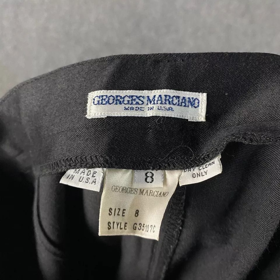 Georges Marciano × Vintage Vintage Georges Marciano Pants Women's Size 8 Black Size 30" / US 8 / IT 44 - 6 Thumbnail