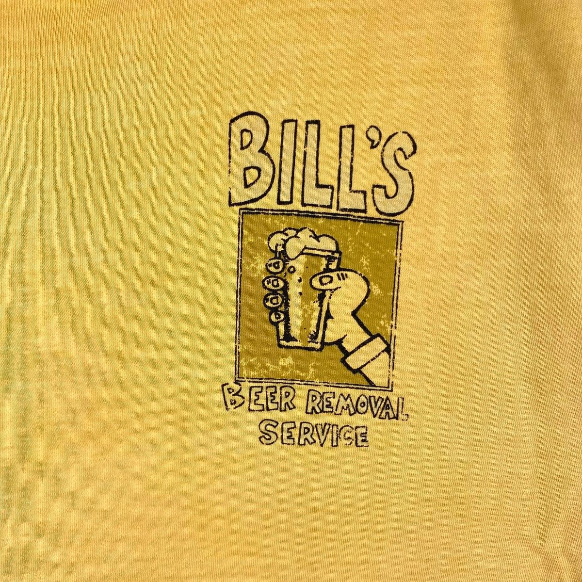 Vintage Vintage CRAZY SHIRTS Bill's Beer Removal Service Beer Dyed Size US M / EU 48-50 / 2 - 4 Thumbnail