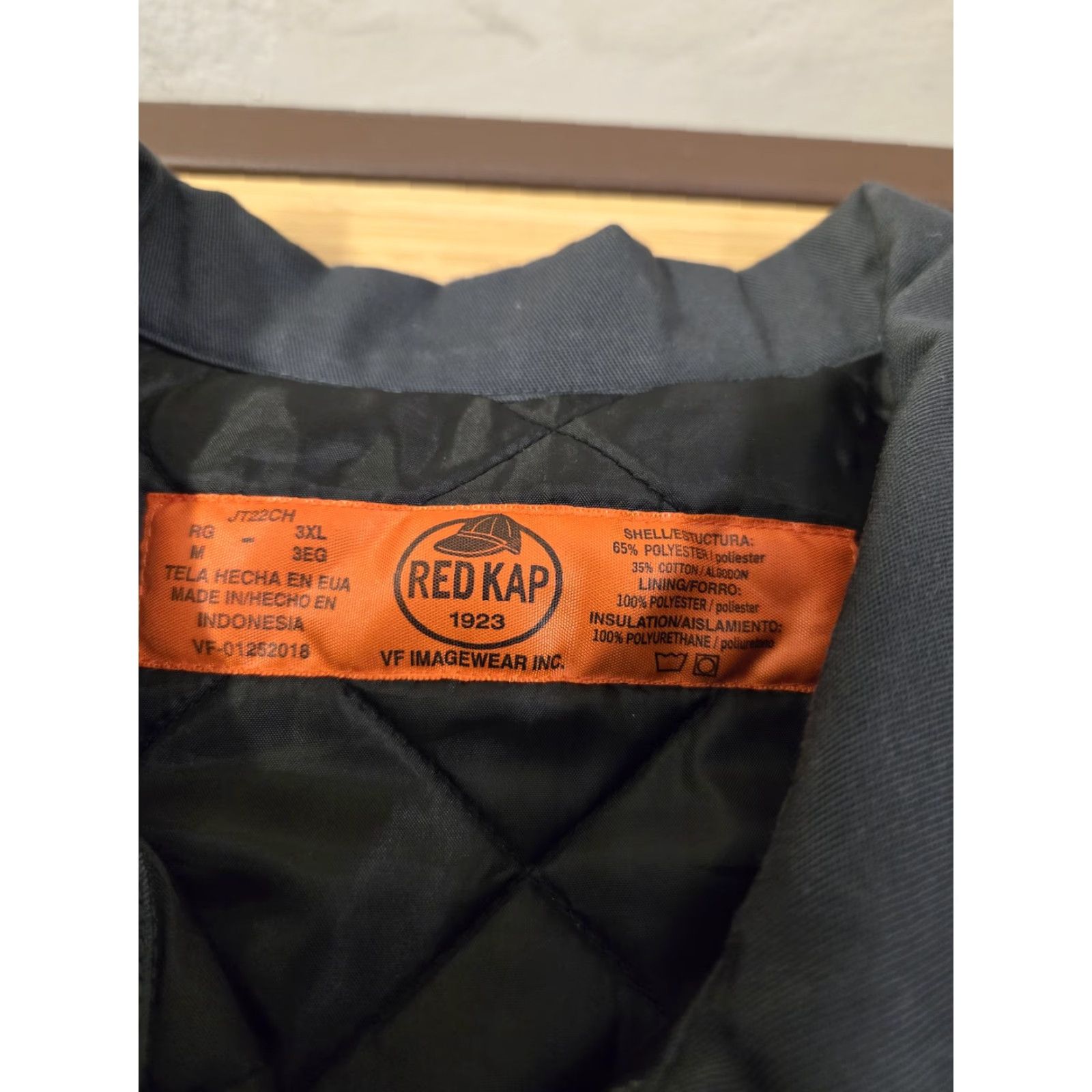 Red Kap Red Kap Jacket Mens 3XL Black Full Zip Embroidered Cooks Coffee Company Workwear Casual Mens Size US XXL / EU 58 / 5 - 5 Thumbnail