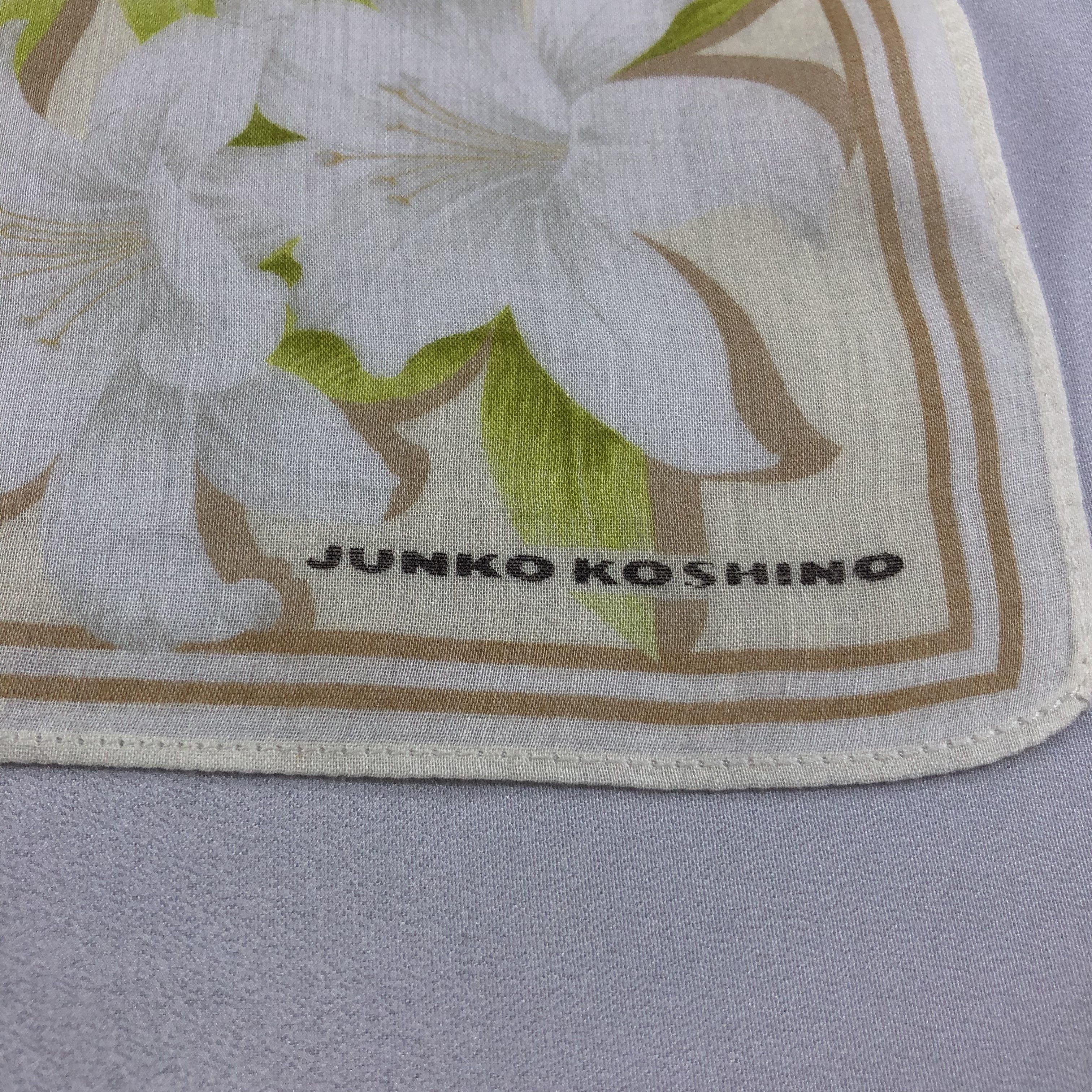 Mr. Junko Junko Koshino Floral Handkerchief Neckerchief Bandana H2156 Size ONE SIZE - 4 Thumbnail