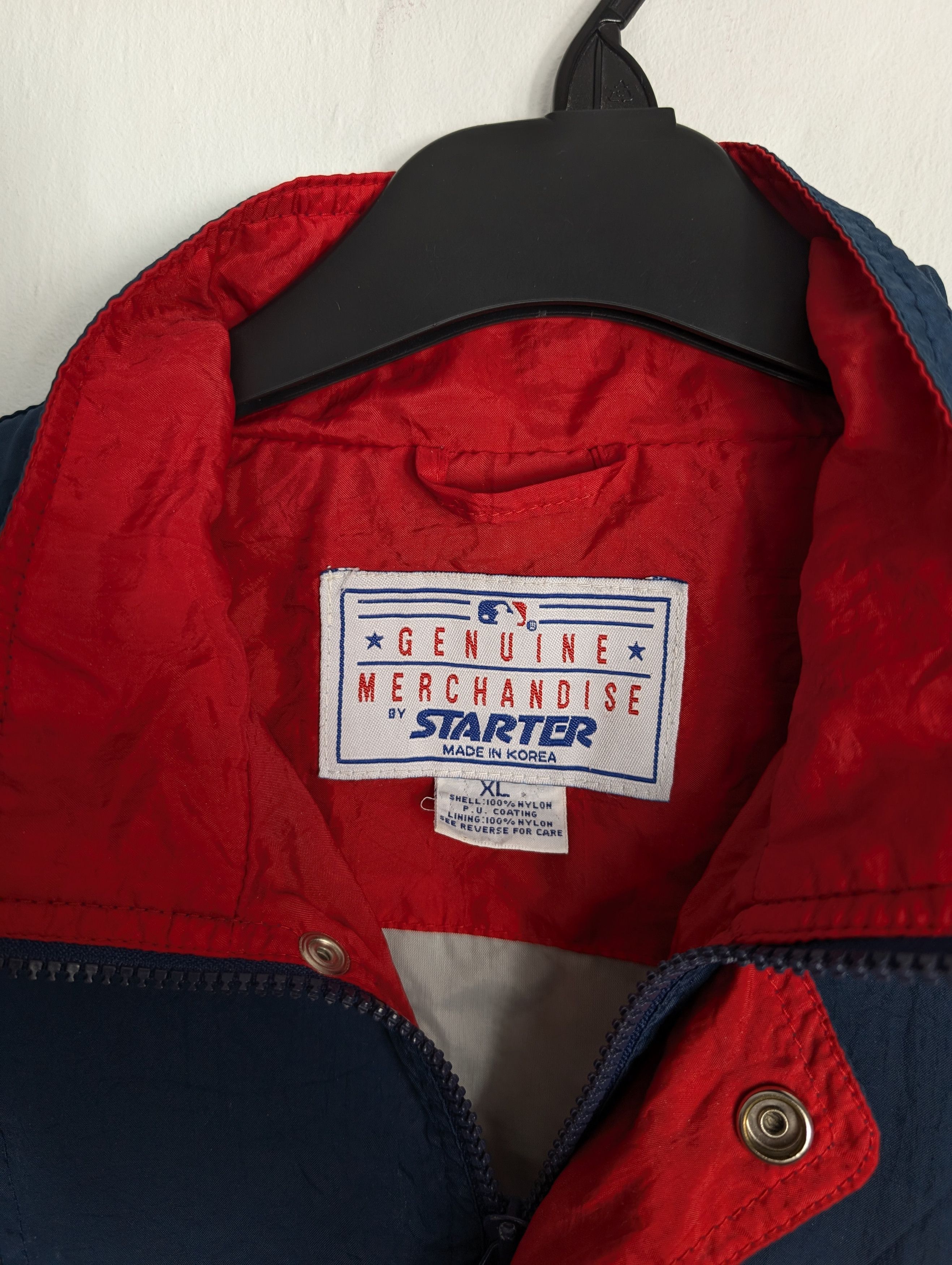 Starter 90s Starter Cleveland Indians Jacket Chief Wahoo Baggy XL Size US XL / EU 56 / 4 - 4 Thumbnail
