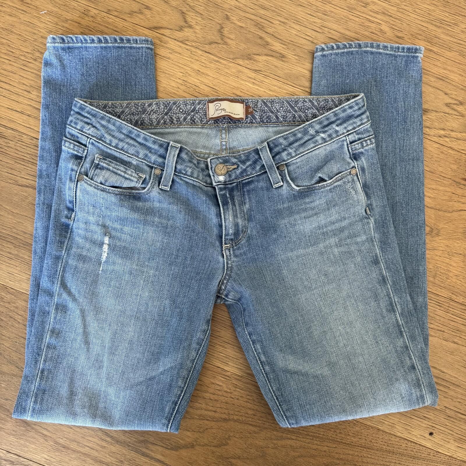 Paige Paige Light Wash RoxBury Denim Jeans-Size 28 Size 28" / US 6 / IT 42 - 3 Thumbnail