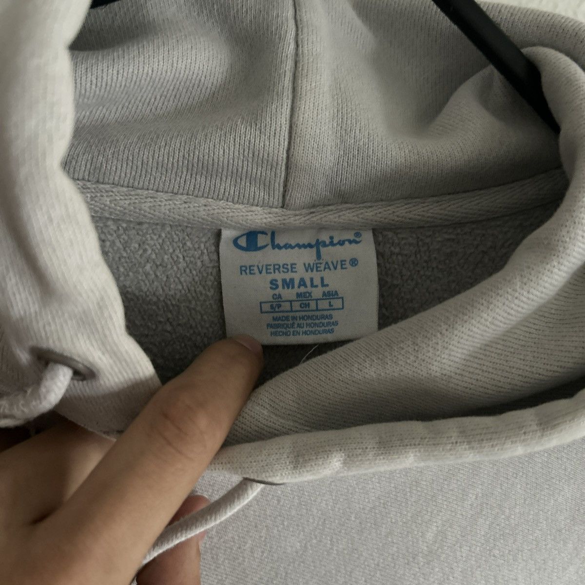 Champion Champion white hoodie size S Size US S / EU 44-46 / 1 - 4 Thumbnail