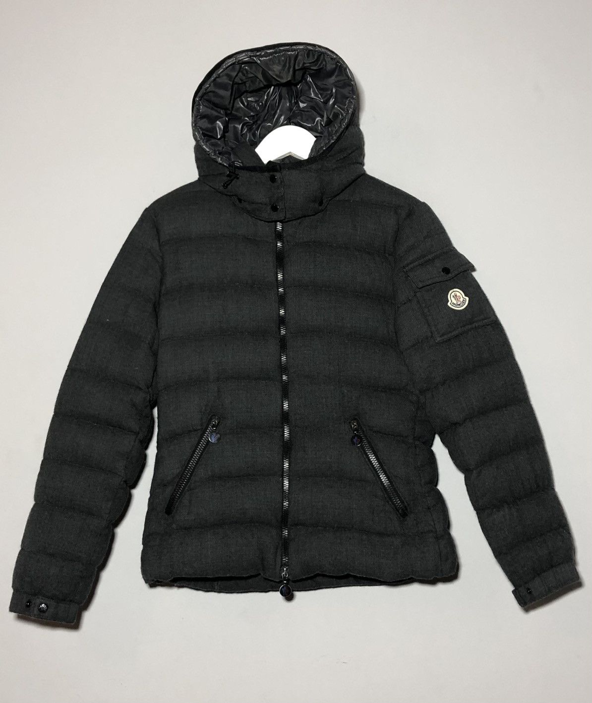 Moncler Moncler Bady Giubbotto Wool Down Puffer Jacket Size M / US 6-8 / IT 42-44 - 1 Thumbnail