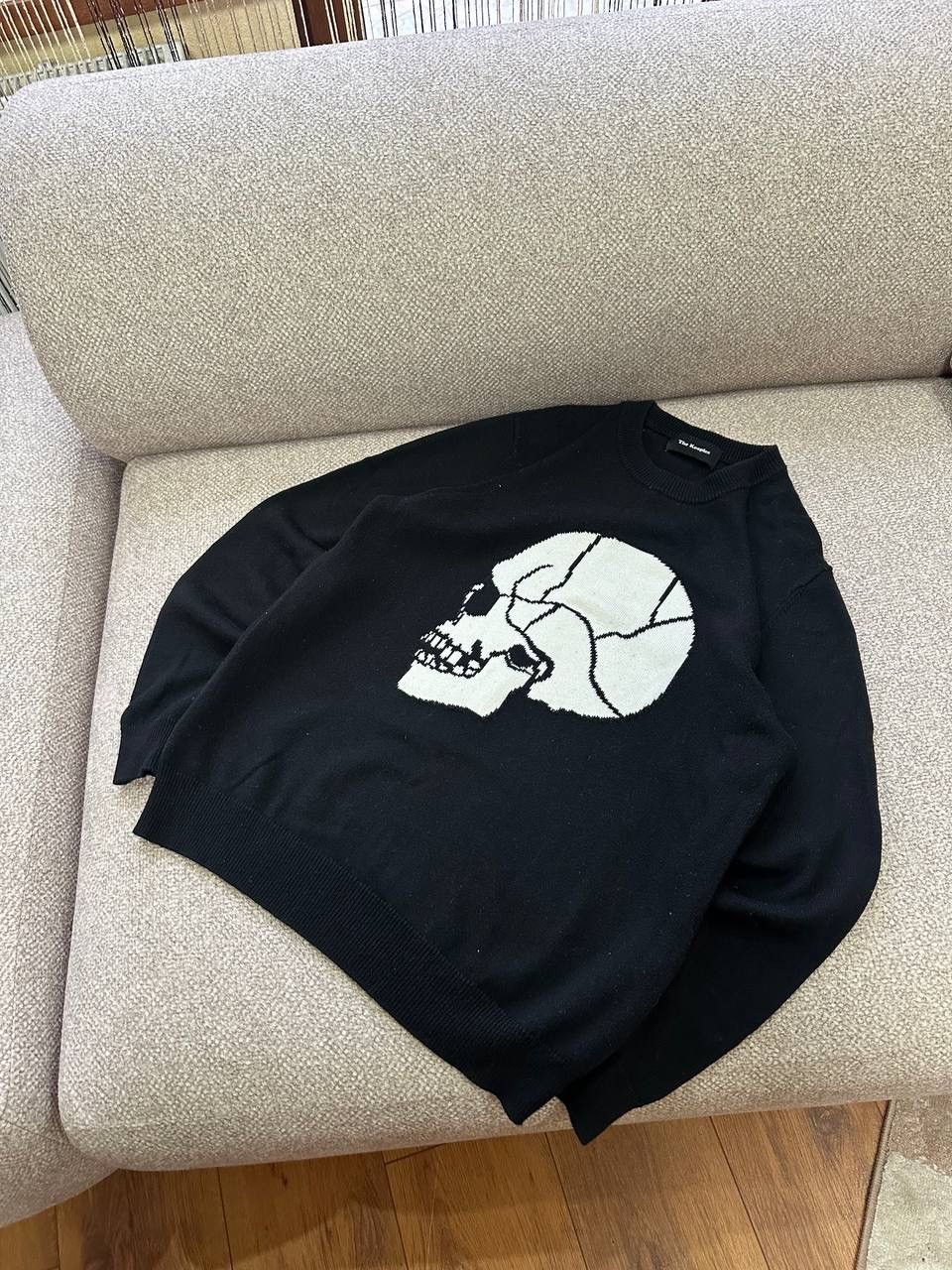 Hysteric Glamour × If Six Was Nine × The Kooples 💥Crazy Skull Gothic Sweater Size US M / EU 48-50 / 2 - 1 Thumbnail