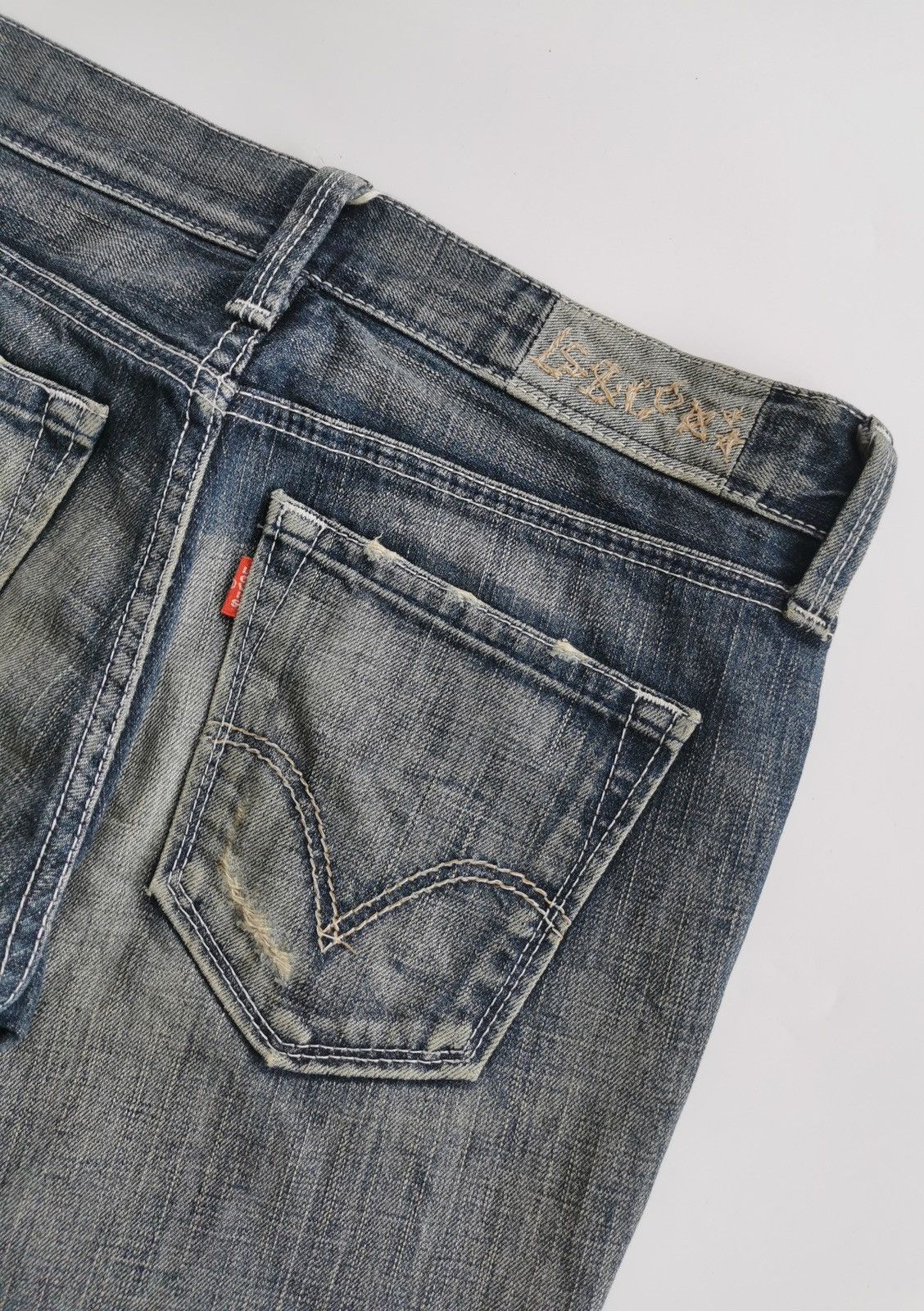 Levi's Vintage Levis Bootcut LP926 Distressed Denim Jeans Size US 31 - 6 Thumbnail