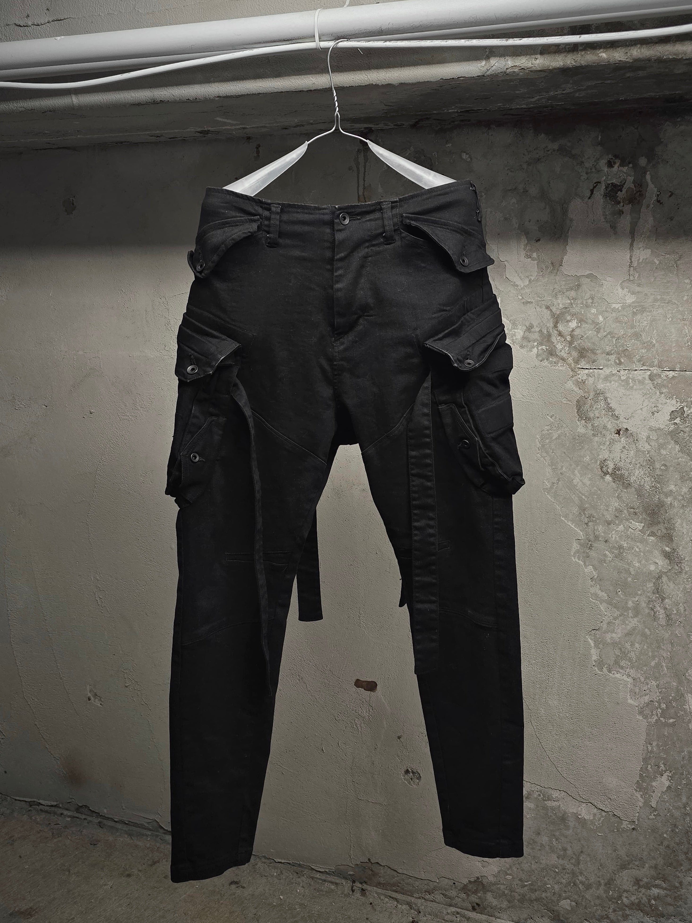 Julius Julius_7 SS21 "_PERMANENT" Gas-Mask Cargo Slim Fit Denim Size US 26 / EU 42 - 1 Thumbnail