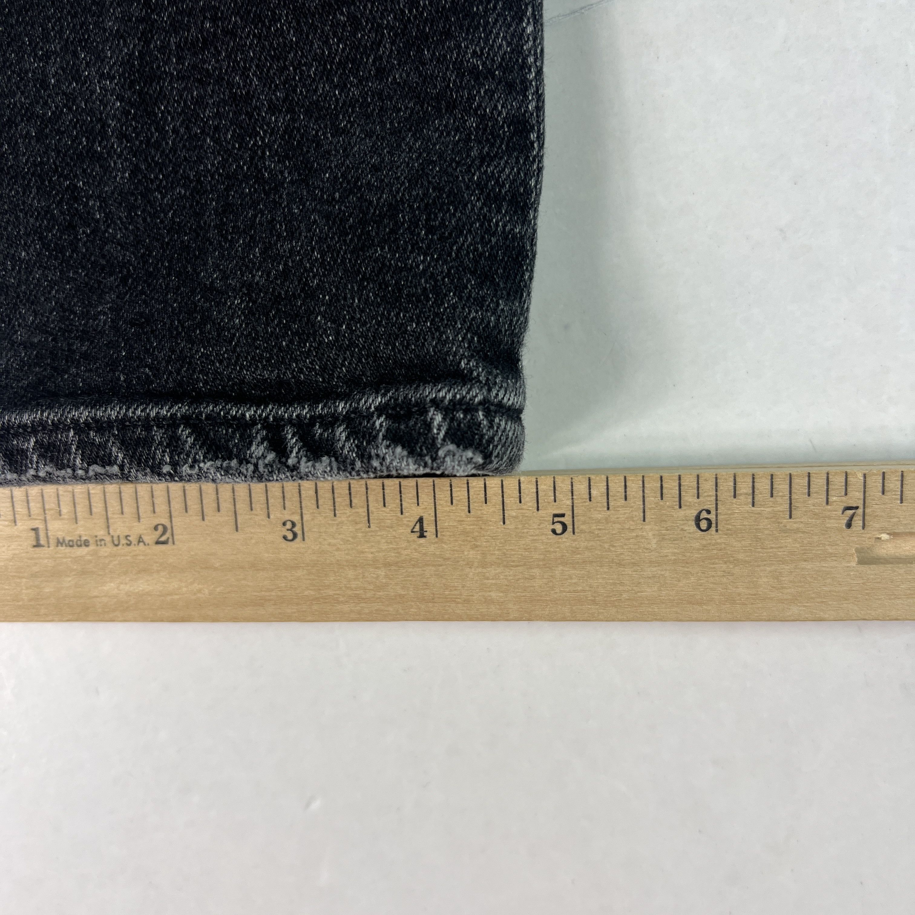 Agolde AGOLDE Jean Pinch Waist High Rise Skinny Black Stretch Denim Size 25" / US 0 / IT 36 - 13 Thumbnail