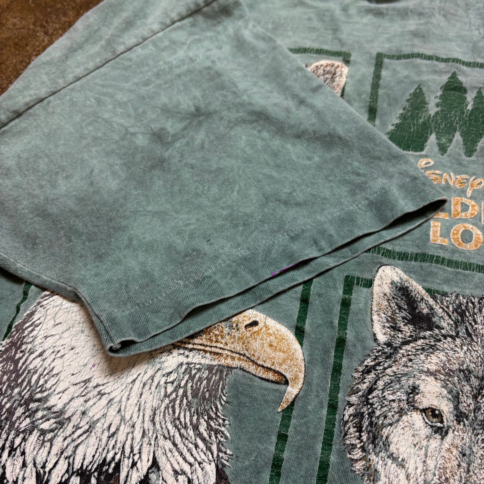 Disney × Vintage Vintage 90s Disney Wilderness Lodge Single Stitch Shirt XL Size US XL / EU 56 / 4 - 8 Thumbnail