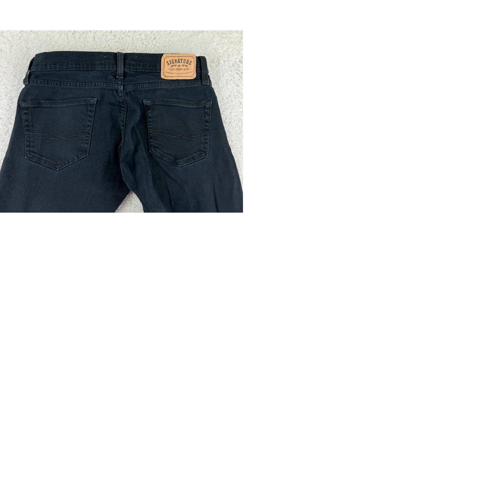 Levi's Levi's Jeans Womens 30 Black Denim Skinny Fit Low Rise Cotton Blend 28x29 Size 30" / US 8 / IT 44 - 10 Thumbnail