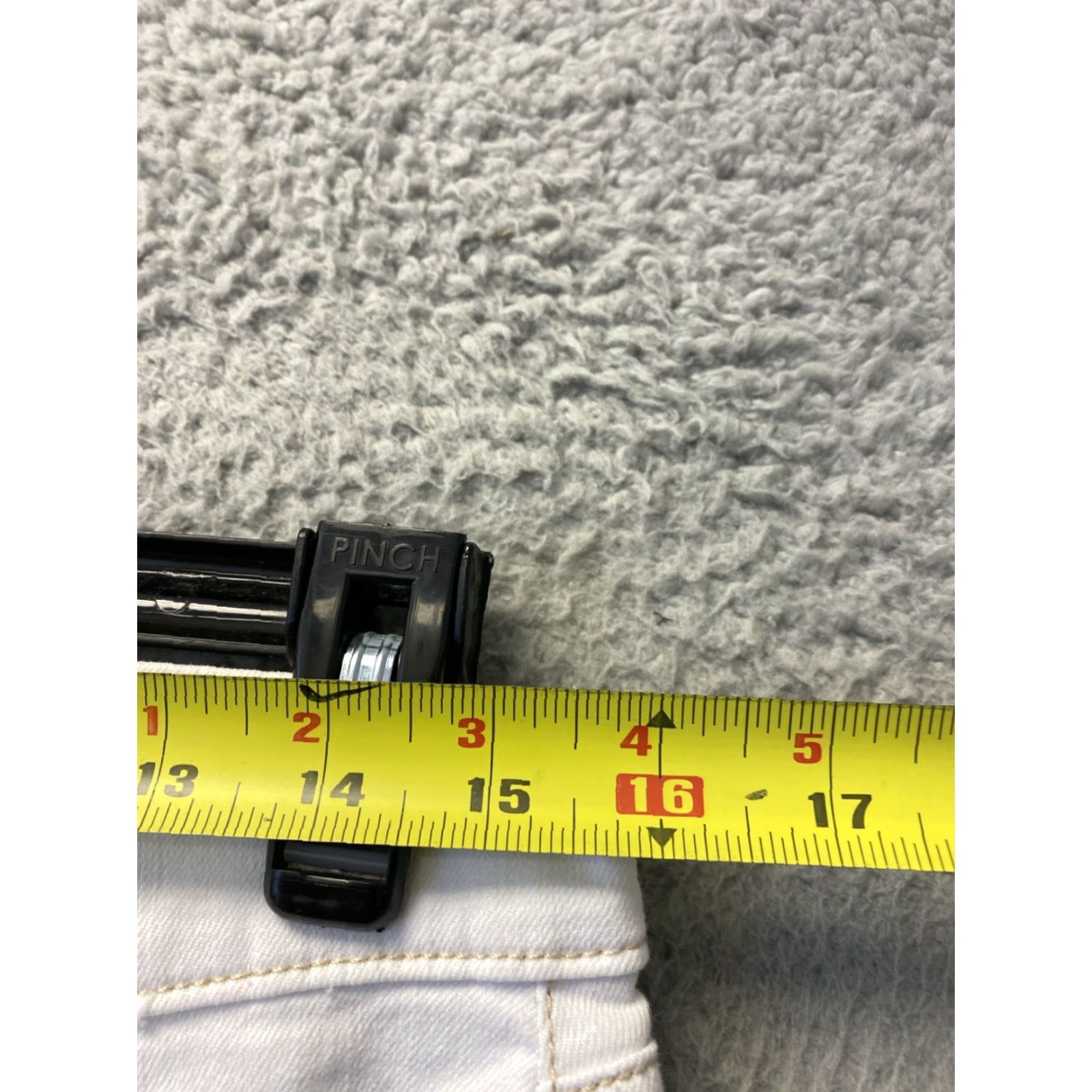 Loft LOFT Jeans Cropped White Stretch Denim Womens 30 / 10 Regular Inseam 24.5 in Zip Mid Rise Mens? Wait. Correction. End. Size 32" / US 10 / IT 46 - 5 Thumbnail
