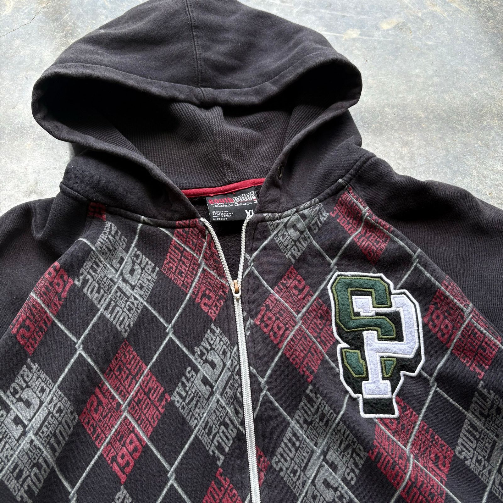 Southpole Rare Vintage Boxy Y2K Southpole Zip Up Sweatshirt Size US XL / EU 56 / 4 - 2 Thumbnail