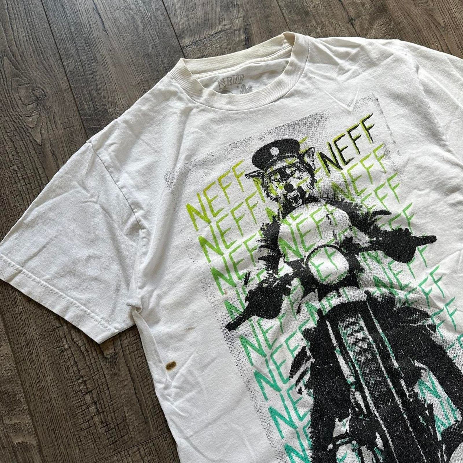 NEFF × Vintage Vintage 00s Y2k NEFF Skate Graphic AOP Shirt Tee Size US M / EU 48-50 / 2 - 2 Thumbnail