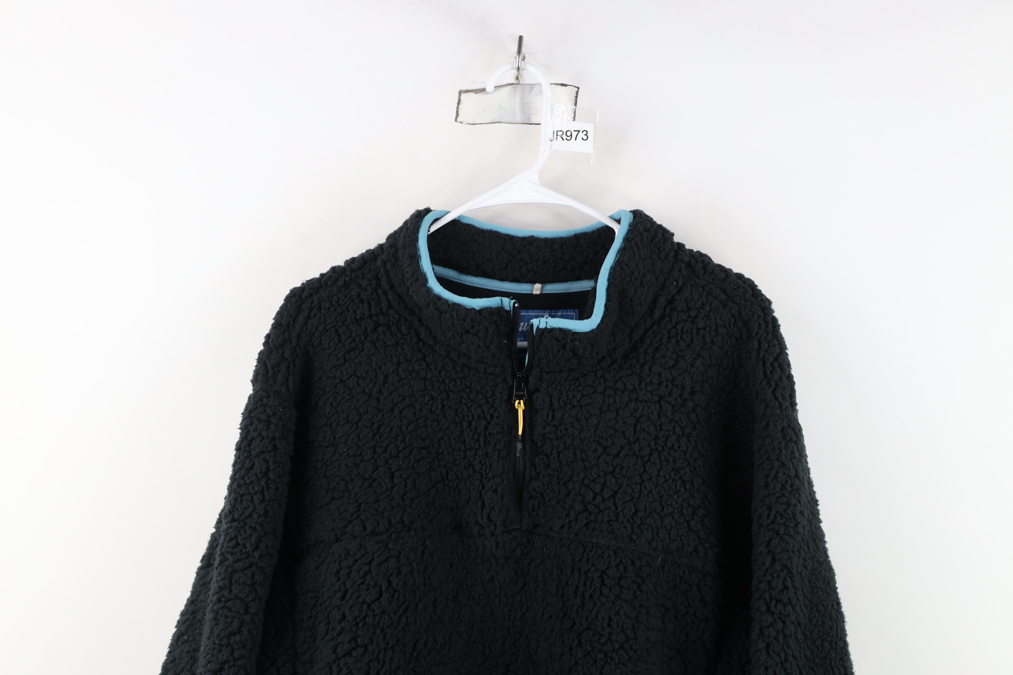 Chubbies Chubbies Deep Pile Fleece Half Zip Pullover Sweater Black Size US XXL / EU 58 / 5 - 2 Thumbnail