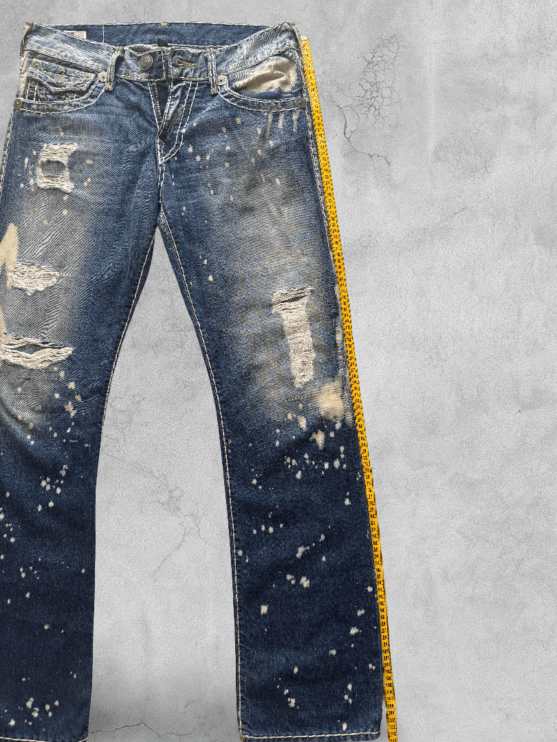 True Religion *RARE* True Religion “Ricky Super T” Stitch jeans [AZULS] Size US 32 / EU 48 - 7 Thumbnail
