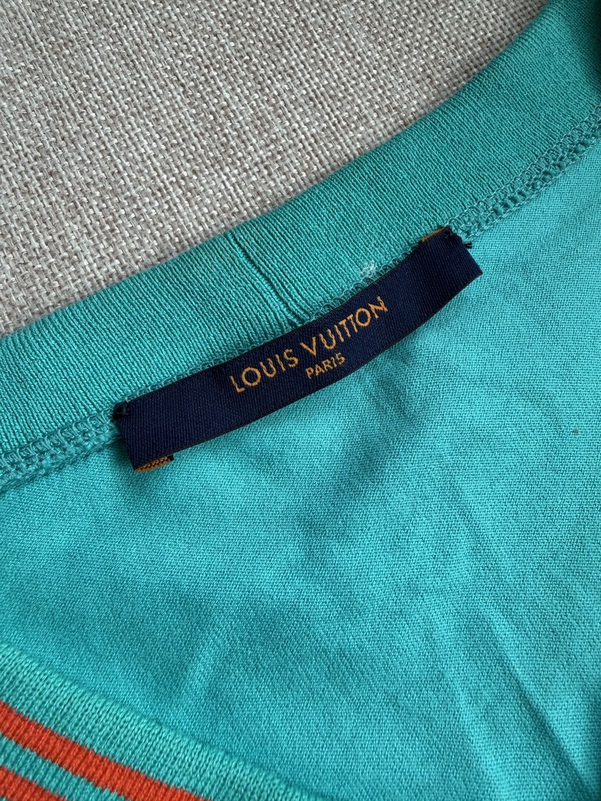 Louis Vuitton Louis Vuitton SS22 Hockey Jersey Tee Mint Green Size US L / EU 52-54 / 3 - 5 Thumbnail