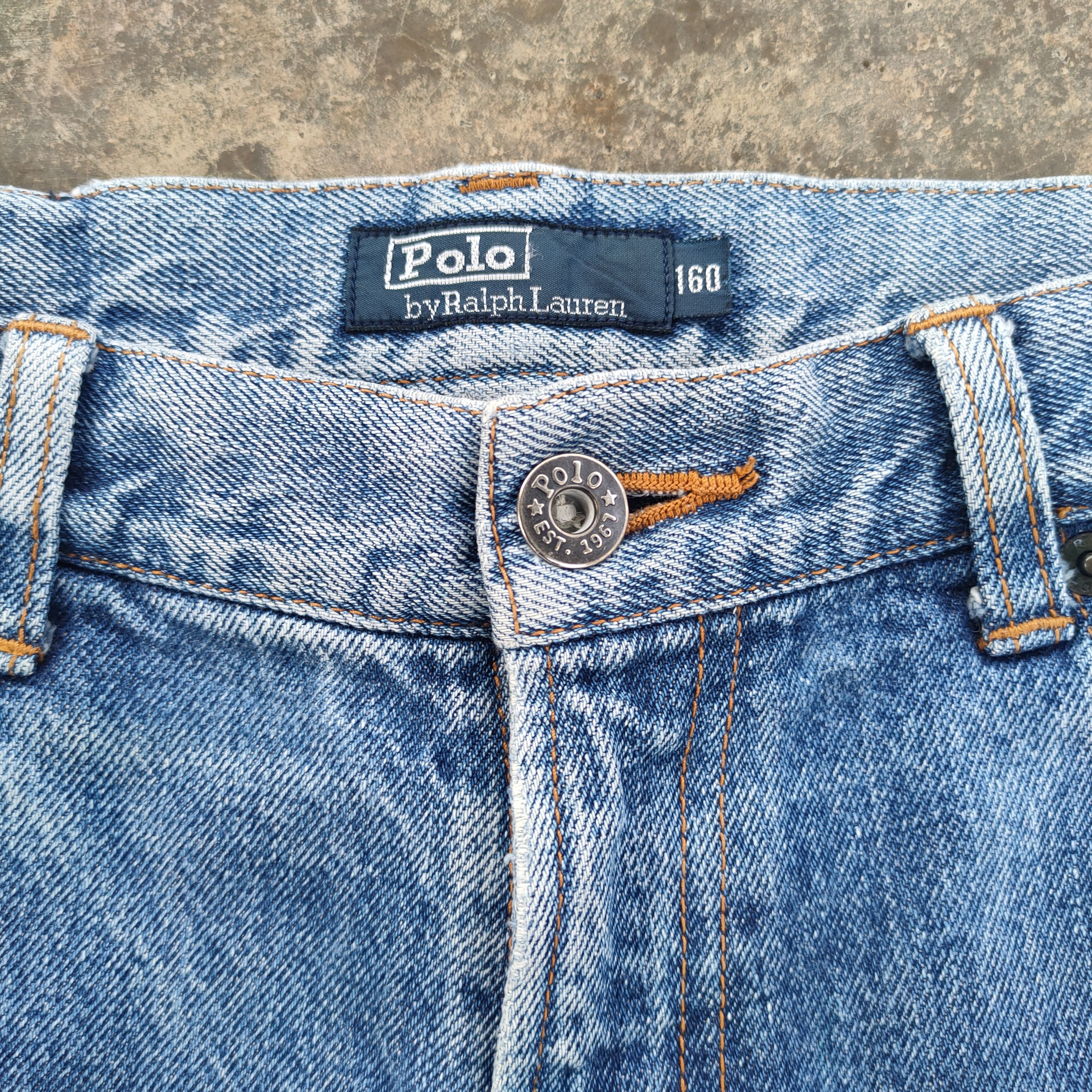 Polo Ralph Lauren VINTAGE POLO RALPH LAUREN FADED JEANS DENIM PANTS Size US 28 / EU 44 - 5 Thumbnail