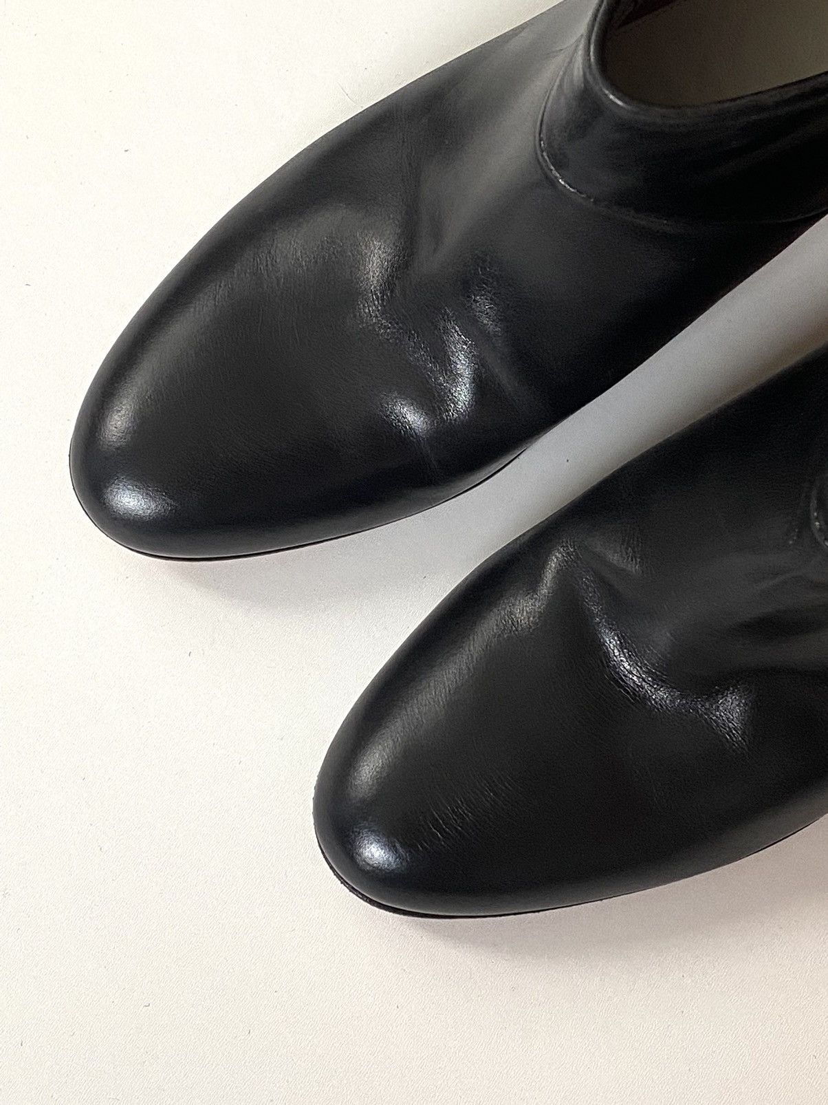 Maison Margiela 🔥Archive Vintage Maison Margiela Black Leather Ankle Boots Size US 11 / IT 41 - 6 Thumbnail