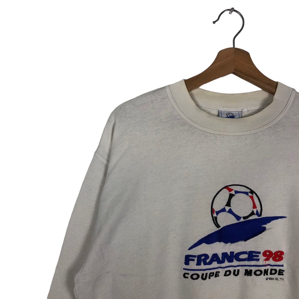 Japanese Brand 🔥Vintage 98’s France Coupe Du Monde Sweatshirt Crewneck Size US M / EU 48-50 / 2 - 7 Thumbnail