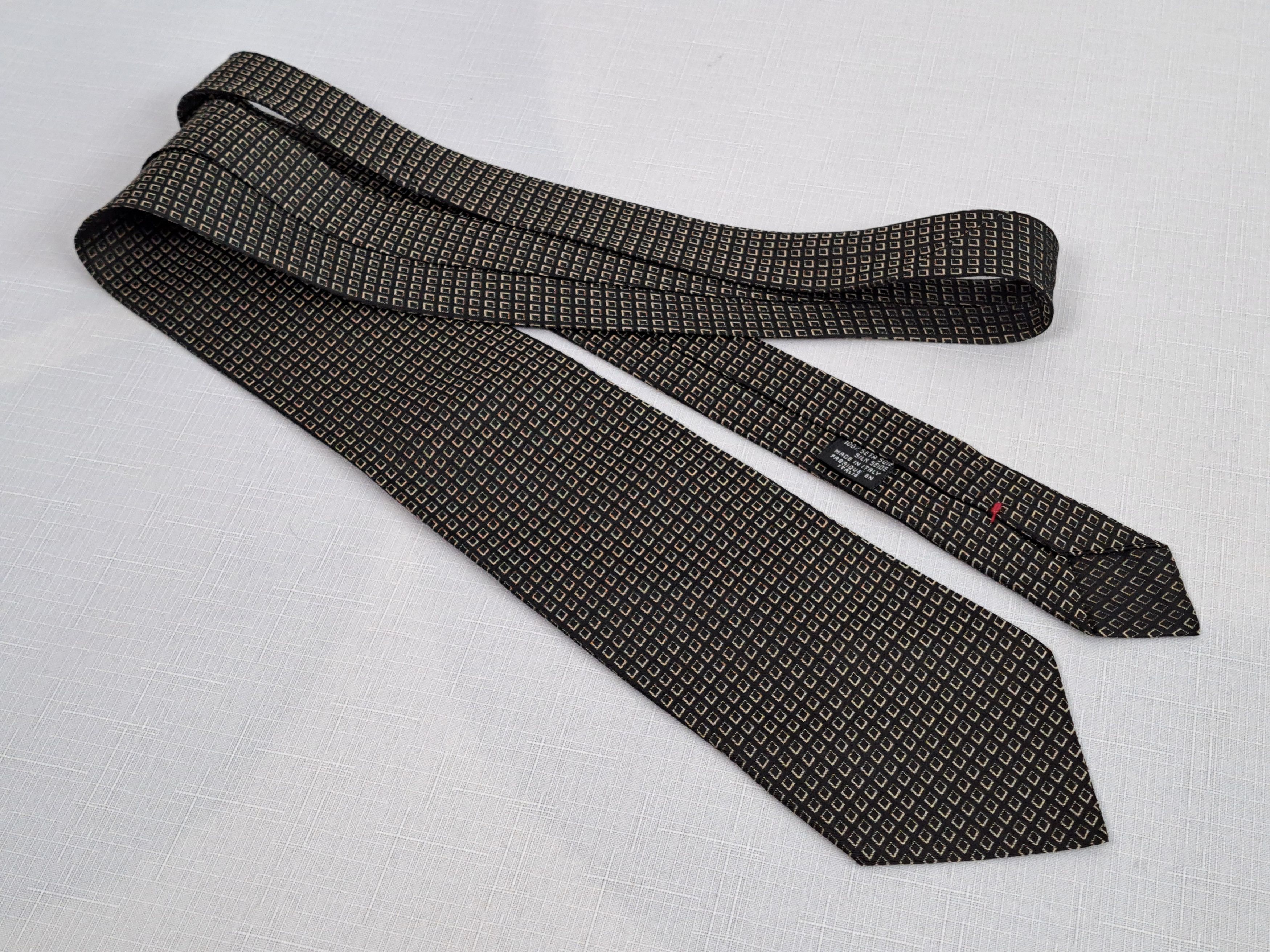 Jil Sander Jil Sander geometric pattern silk tie. Size ONE SIZE - 2 Thumbnail