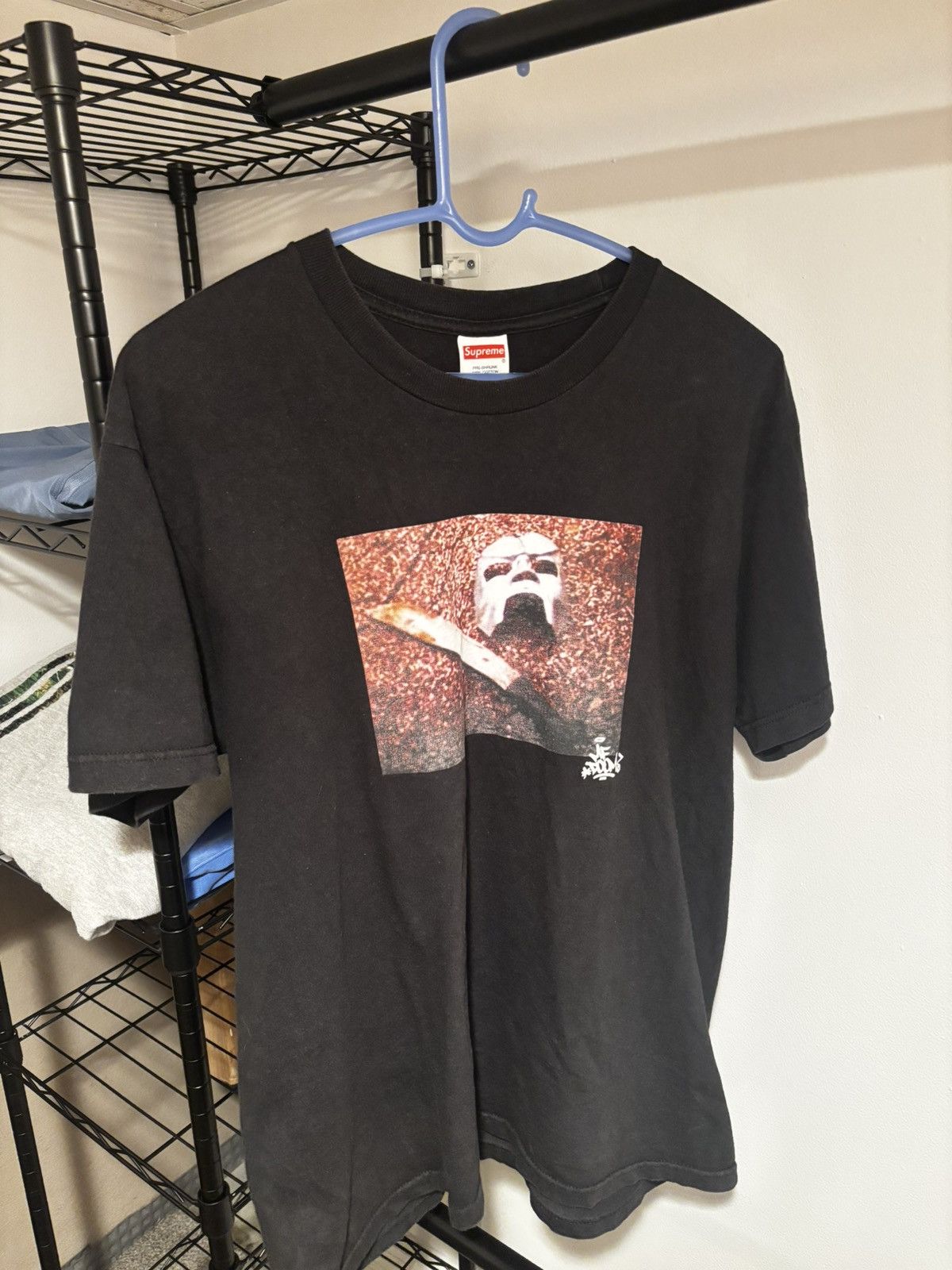 Supreme Supreme x MF Doom Tee Black Medium | Grailed