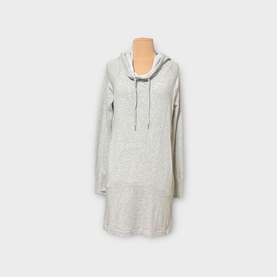 Athleta ATHLETA Hoodie Dress Small Soft Gray Pockets Cozy Sweatshirt Size S / US 4 / IT 40 - 8 Thumbnail