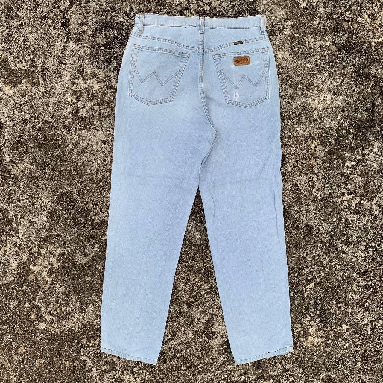 Wrangler Vintage Wrangler Jeans Light Wash Denim Japanese Brand Size US 31 - 2 Thumbnail