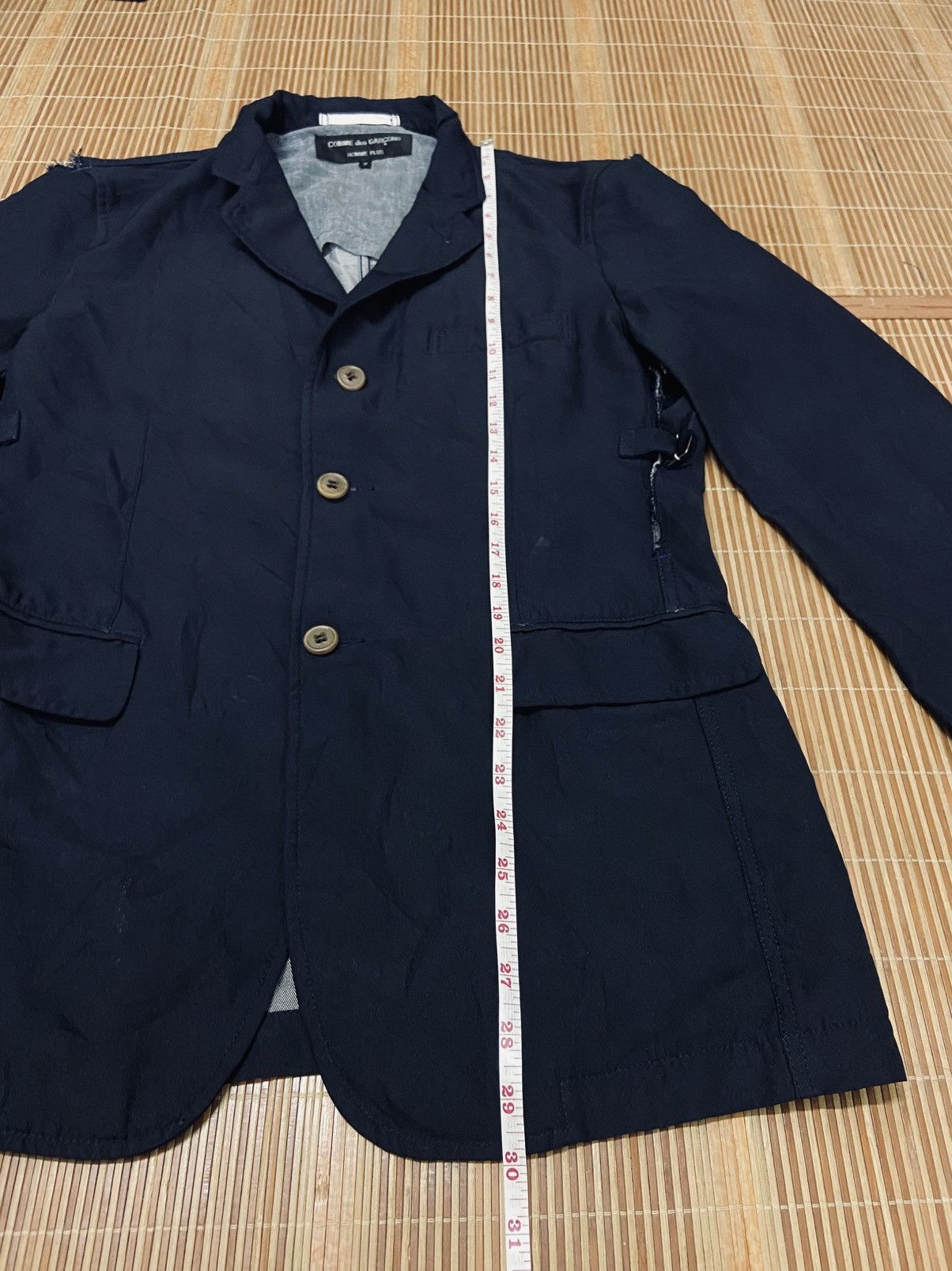 Comme des Garcons Homme Plus COMME DES GARCONS DISTRESSED BLAZER Size 36R - 12 Thumbnail