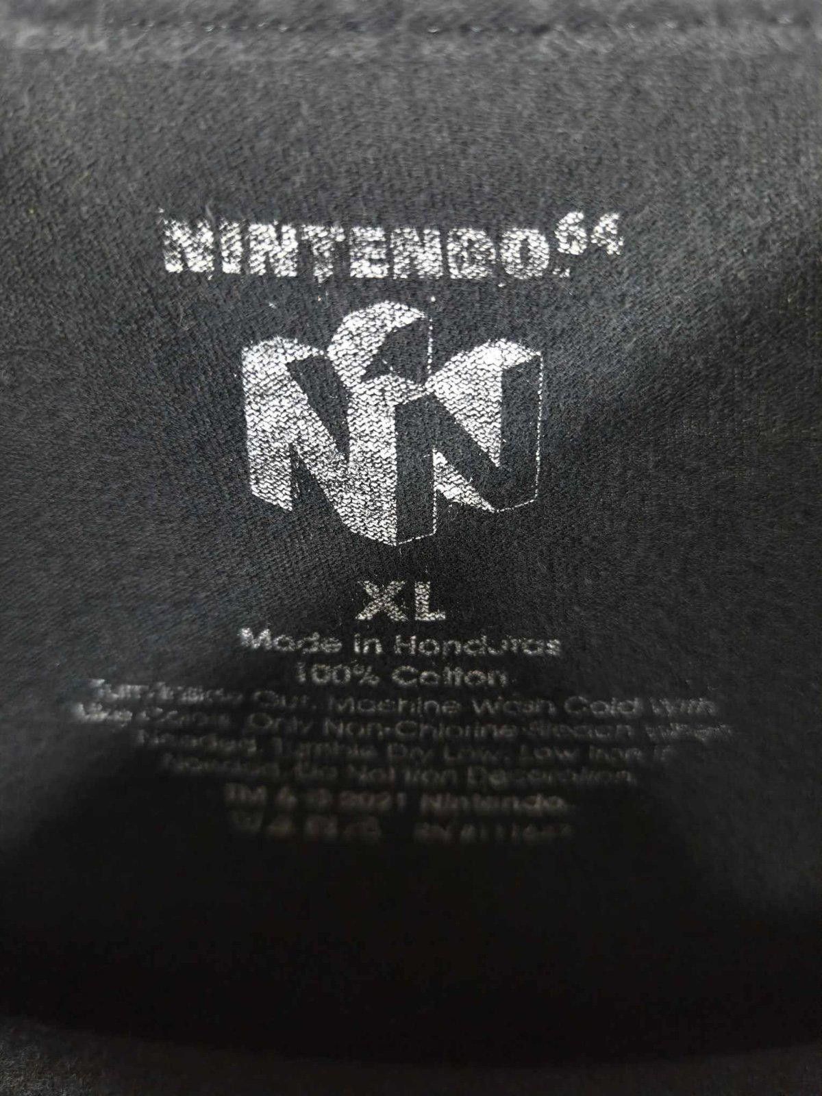 Nintendo Nintendo 64 Vintage Graphic T-Shirt - XL Black Size US XL / EU 56 / 4 - 2 Thumbnail