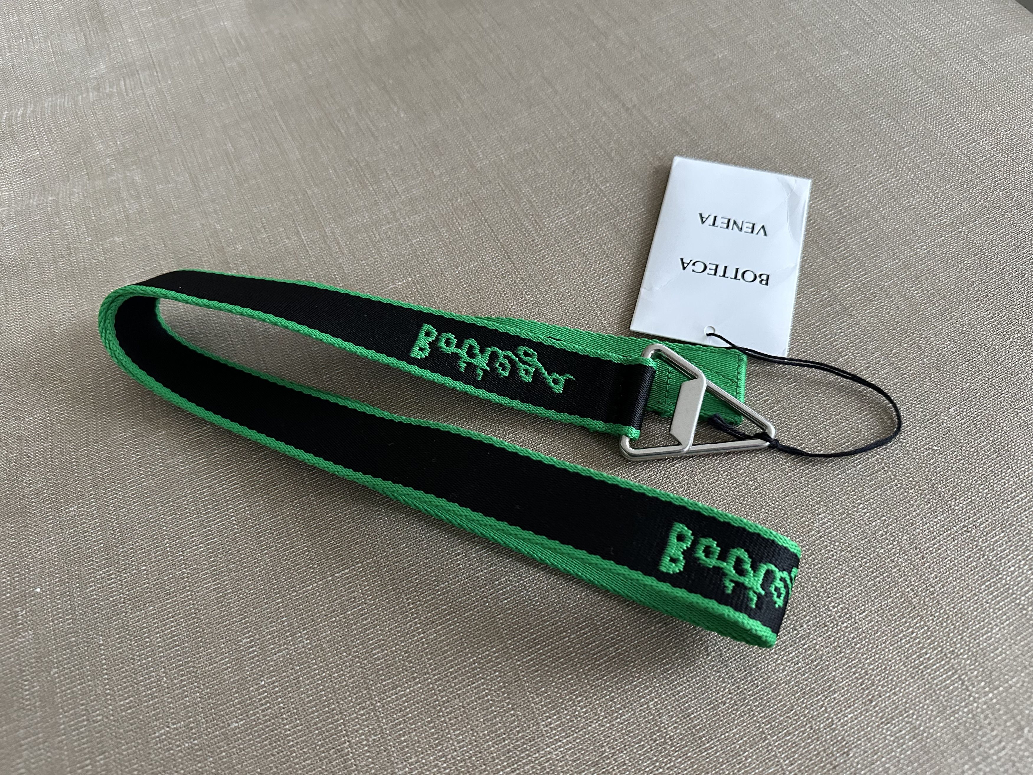 Bottega Veneta Bottega Veneta Reversible Black and Green Belt Size ONE SIZE - 4 Thumbnail