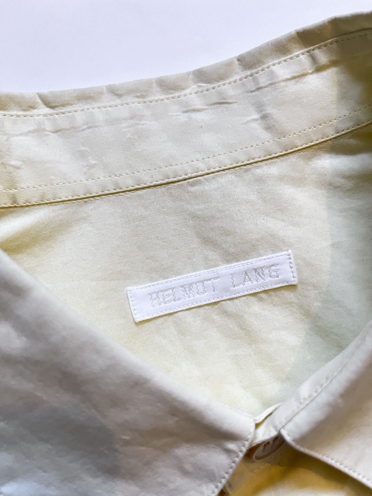 Helmut Lang Helmut Lang 03-04’ transparent military button up Size US L / EU 52-54 / 3 - 8 Thumbnail