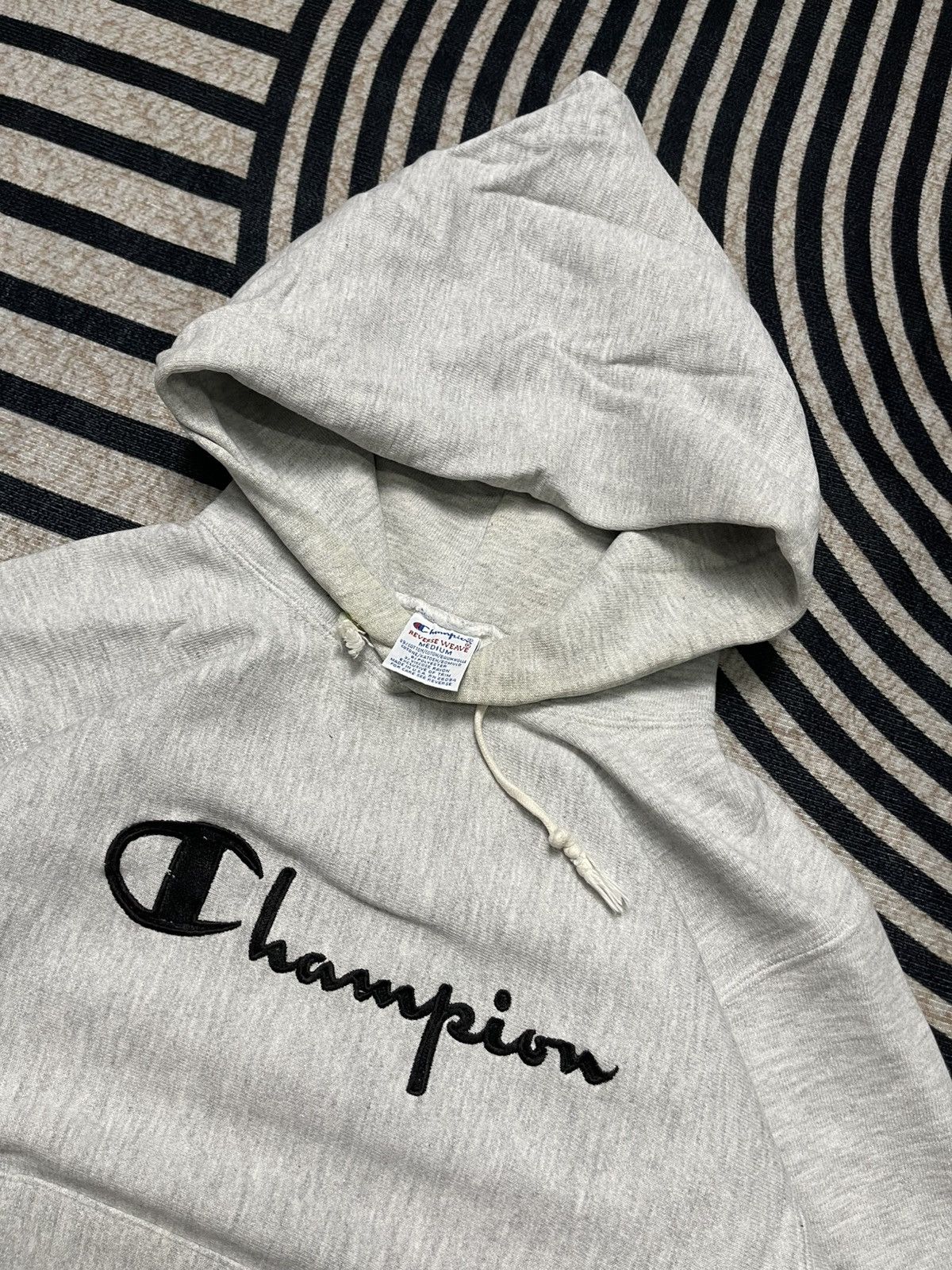 Champion 90s CHAMPION REVERSE WEAVE SPELLOUT HOODIE Size US M / EU 48-50 / 2 - 5 Thumbnail