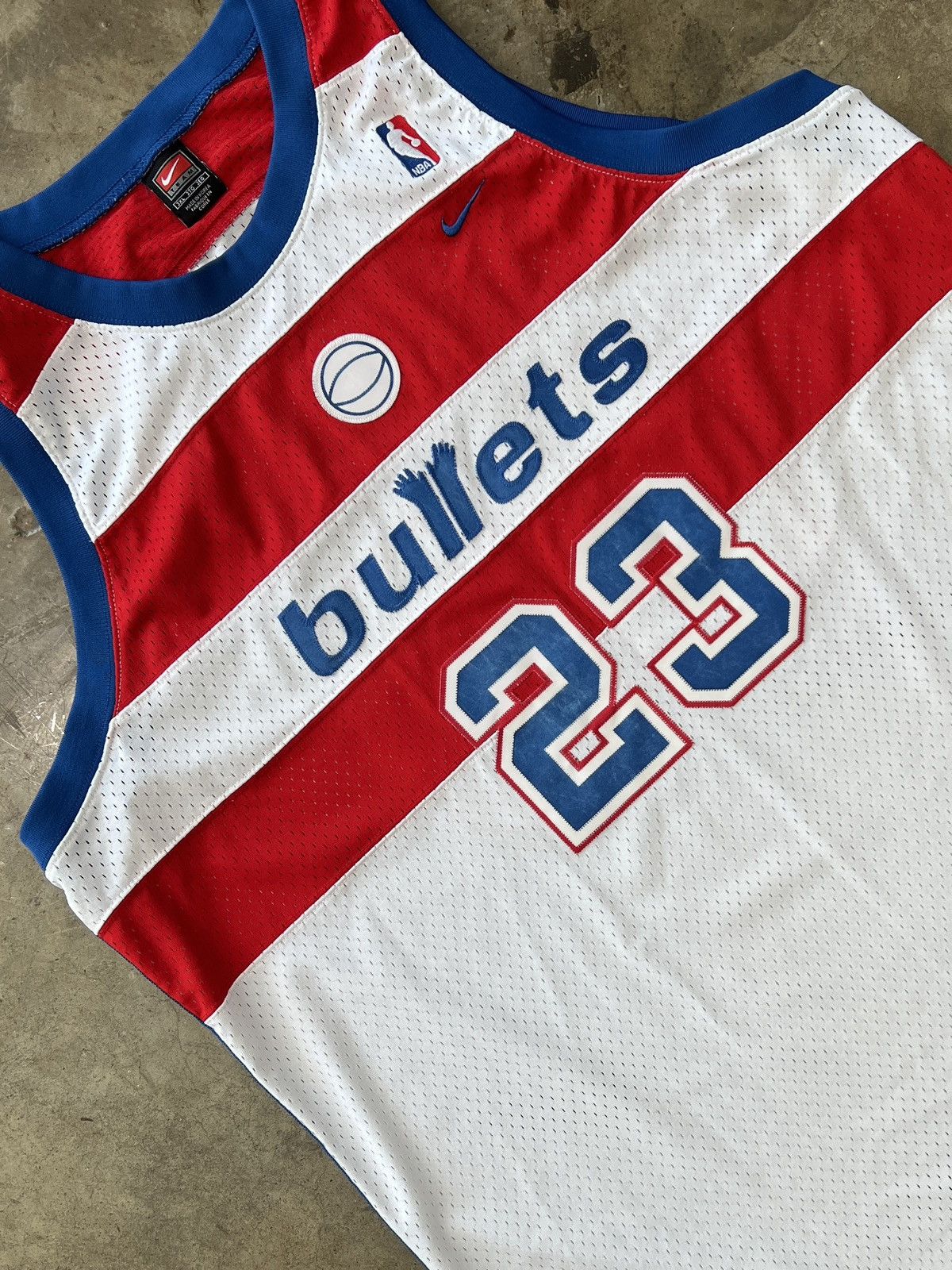 Vintage Y2K Michael Jordan 23 Washington Bullets Jersey 3XL