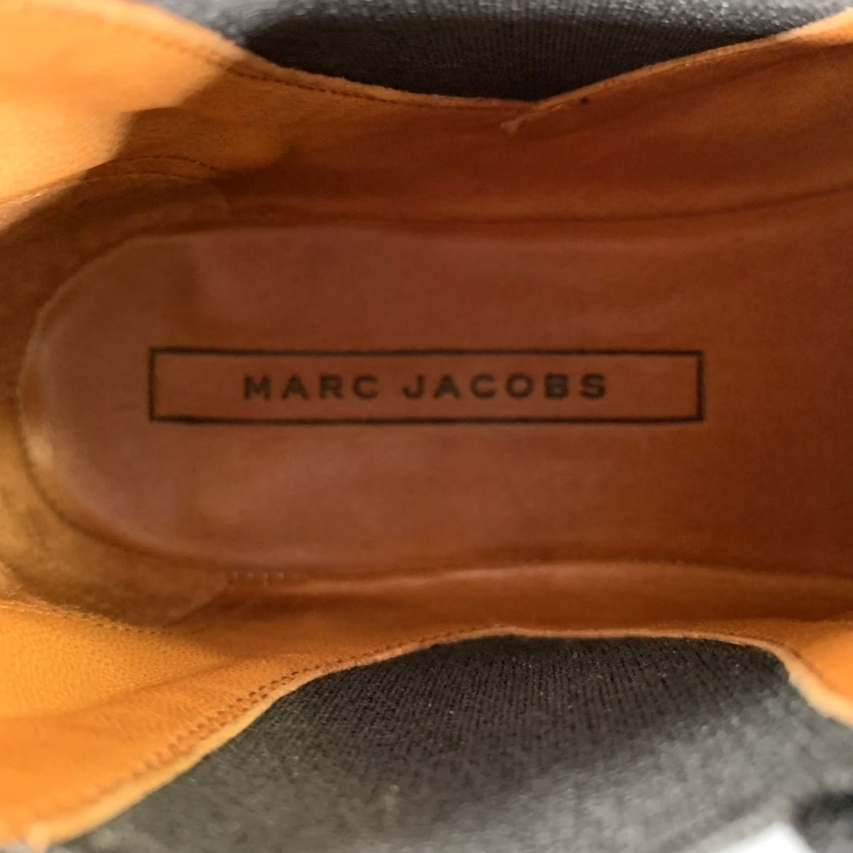 Marc Jacobs MARC JACOBS Black Leather Calfskin Chelsea Flats Size 8 Women Size US 8 / IT 38 - 8 Thumbnail