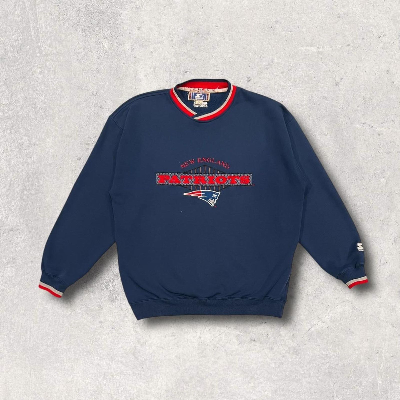 Starter x NFL (Vintage) 90's New England Patriots Sweatshirt